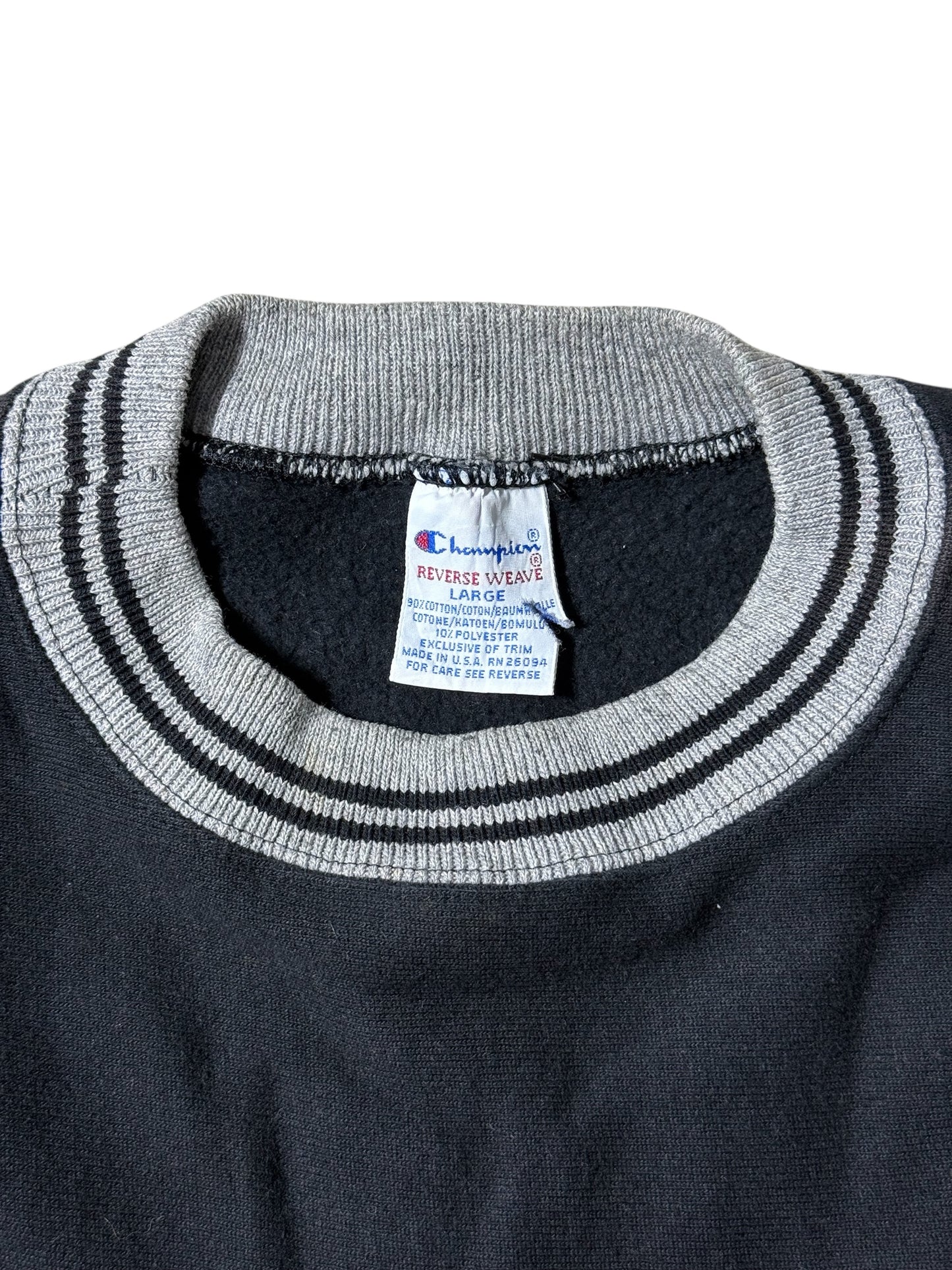 Vintage 90s Champion Reverse Weave Script Logo Sweatshirt