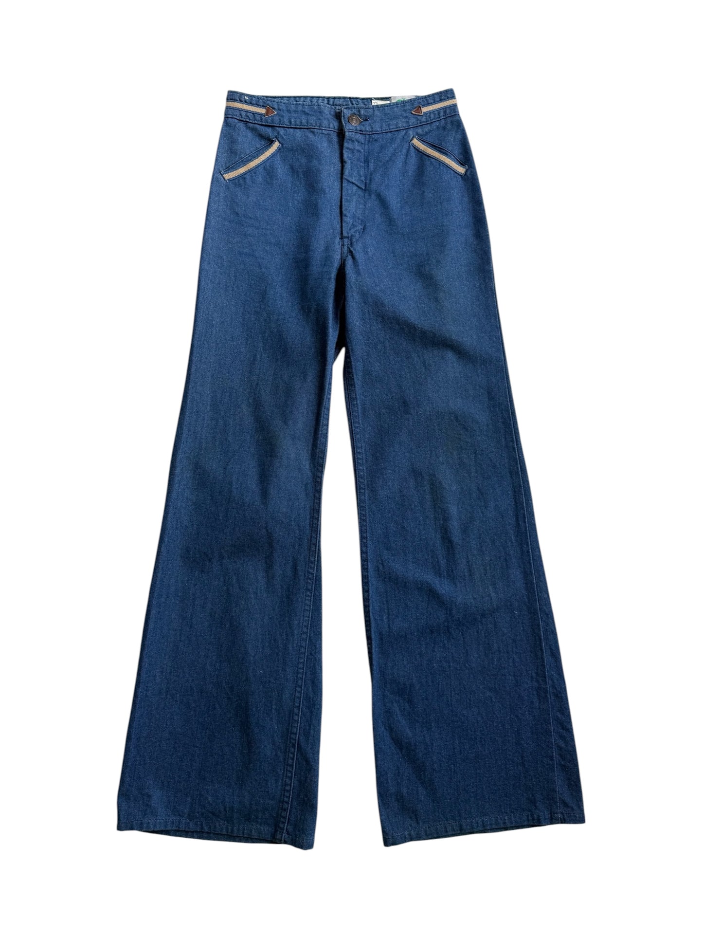 Vintage 1980s Miss Texwood High Waist Flare Denim Jeans