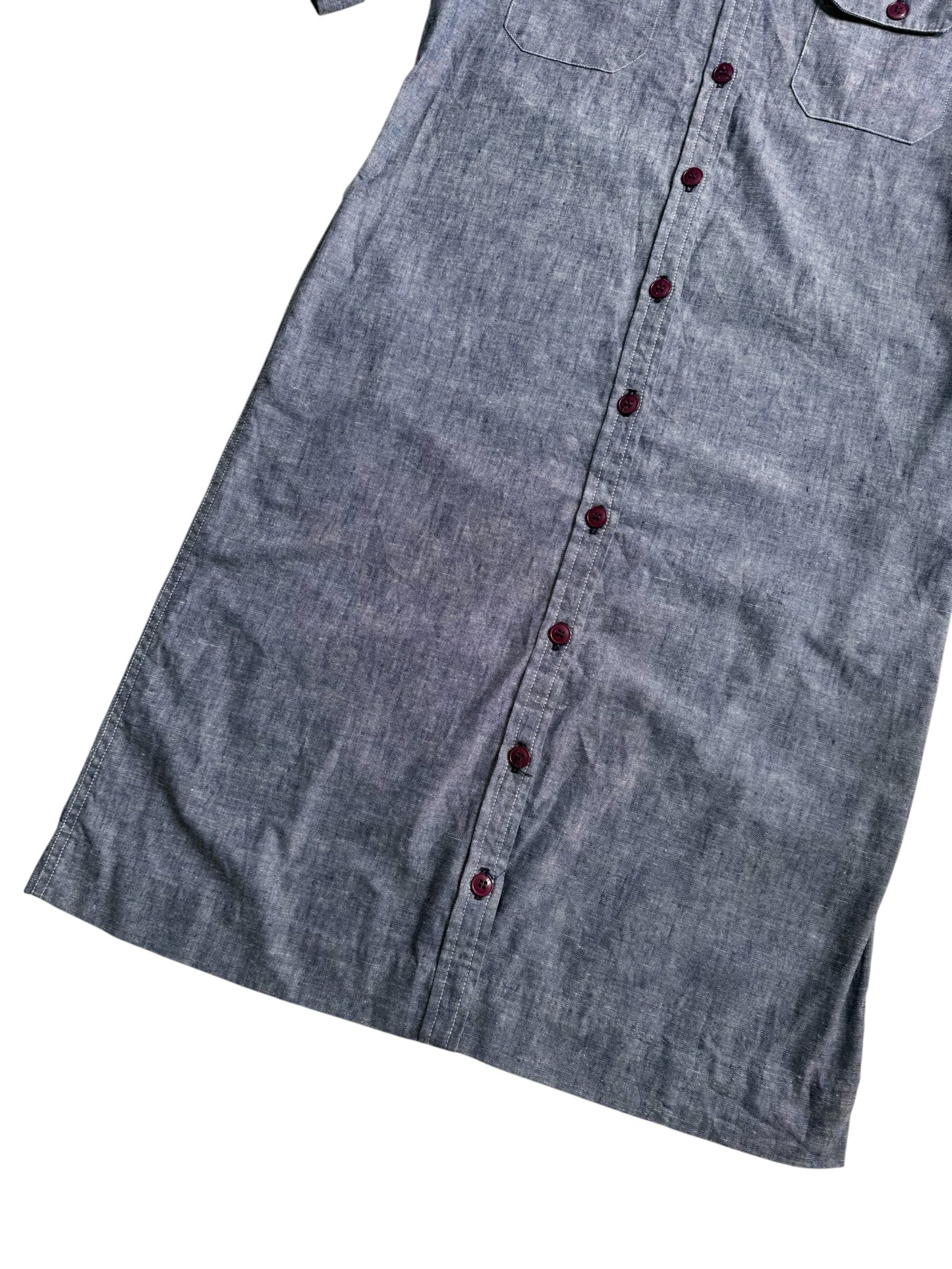 Vintage 1970s-80s Jonathan Logan Chambray Dress
