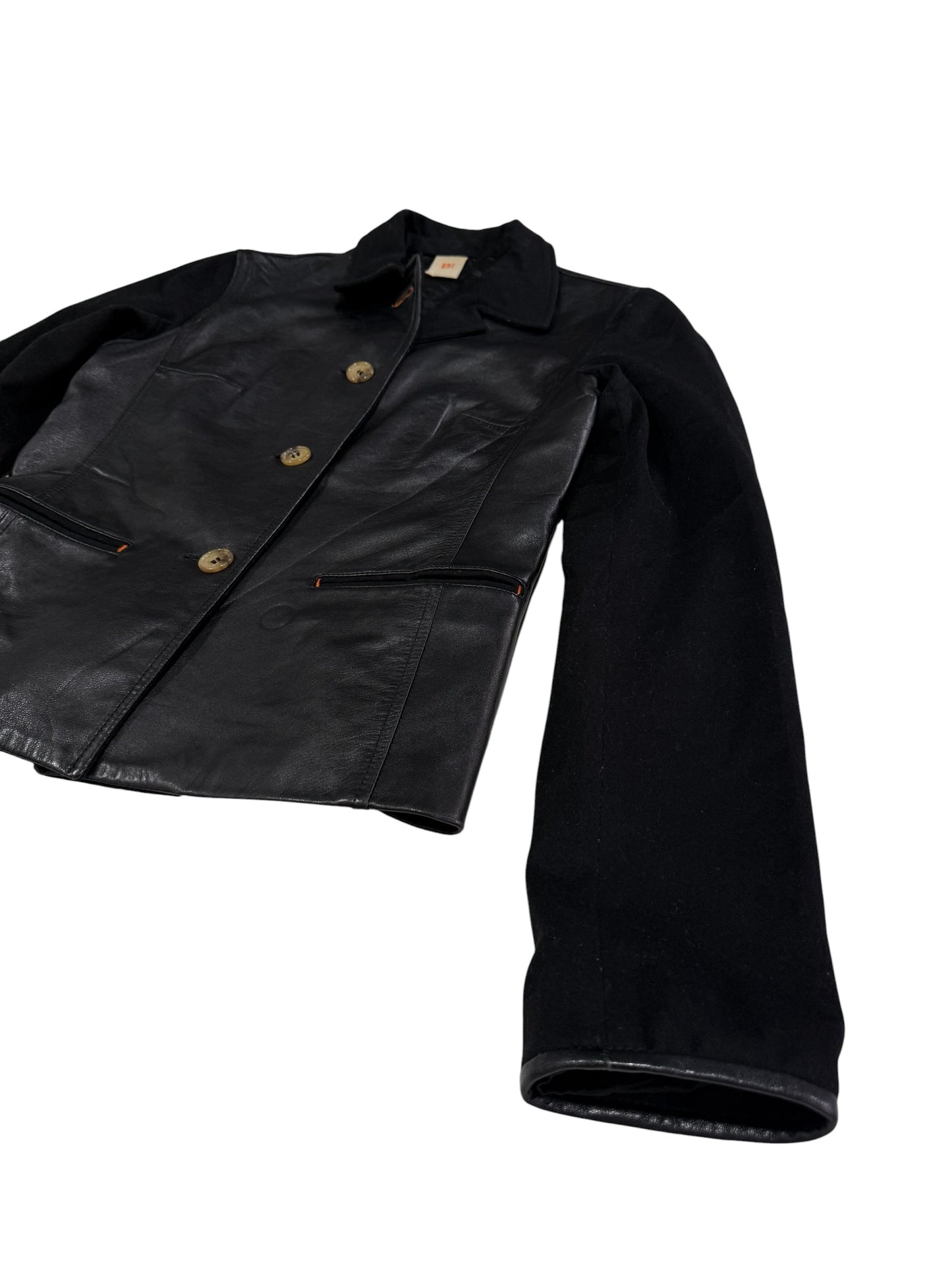 Italian Leather Womens Jacket Fitted Coat