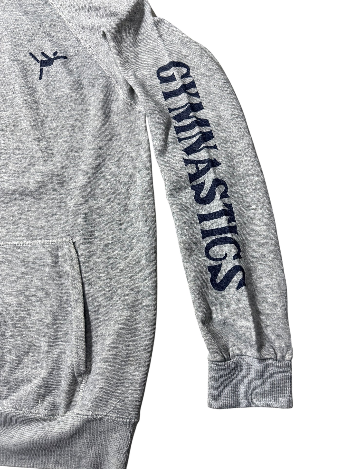 Vintage 1980s-90s Air Academy Gymnastics Hoodie USA Made Athletic Pullover