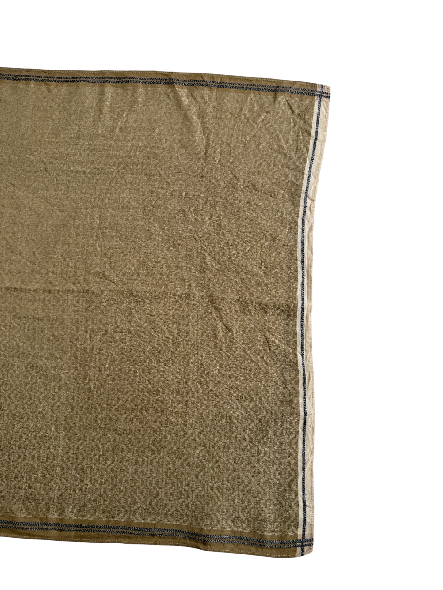Vintage Fendi FF Monogram Handkerchief Pocket Square