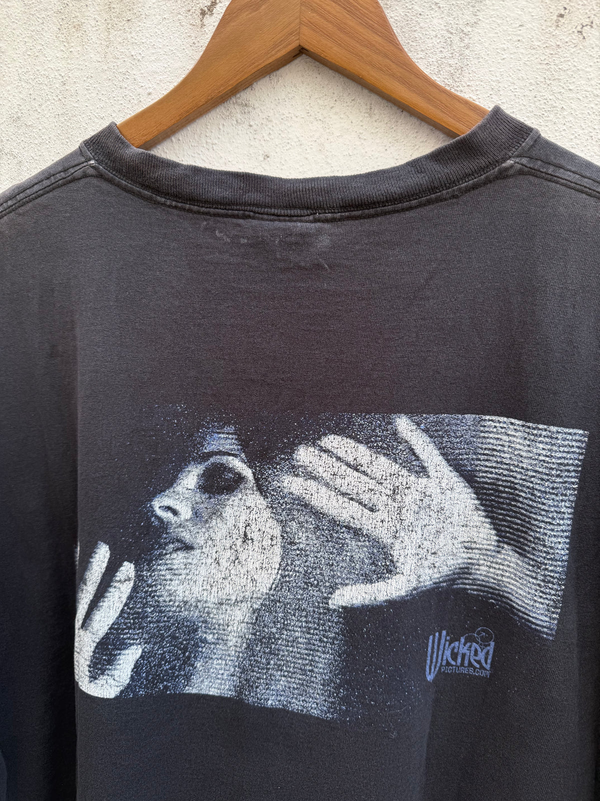 Vintage Supernatural Michael Raven Motion Pictures Erotic Horror Movie Tshirt