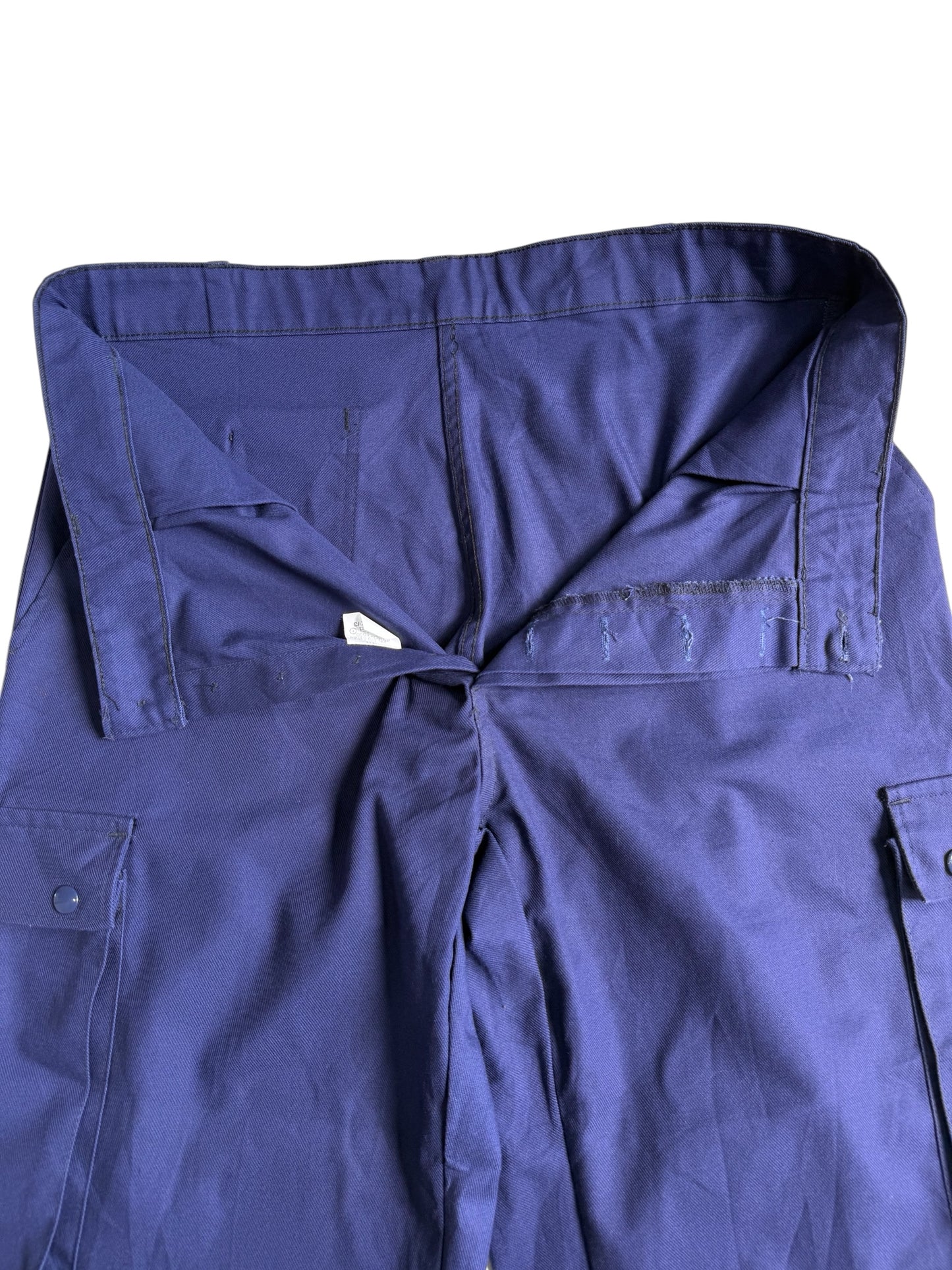 Vintage 1990s French Workwear Cargo Utility Pants