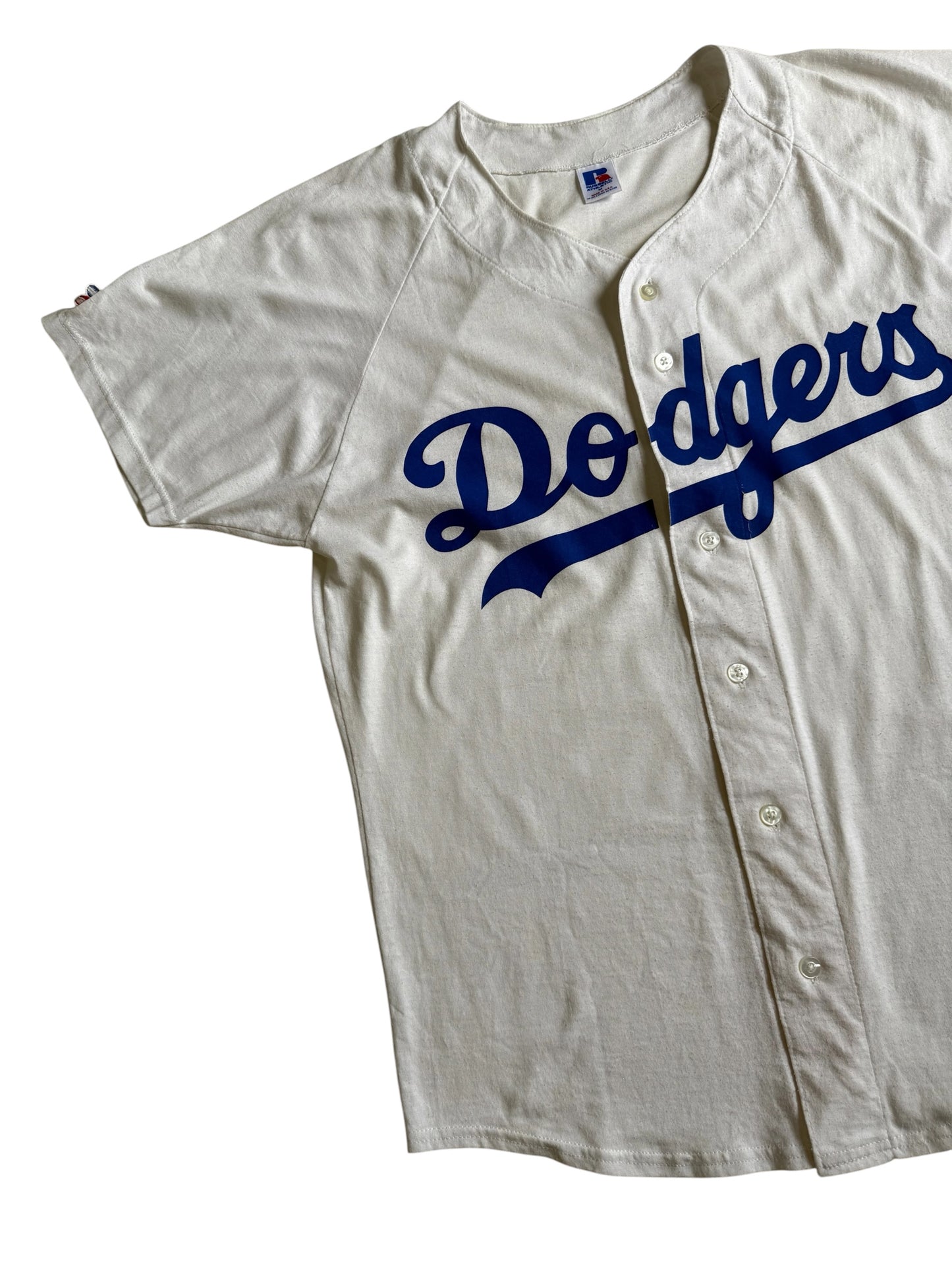 Vintage 1990s Russell Athletic Los Angeles Dodgers MLB Baseball Jersey Made in USA