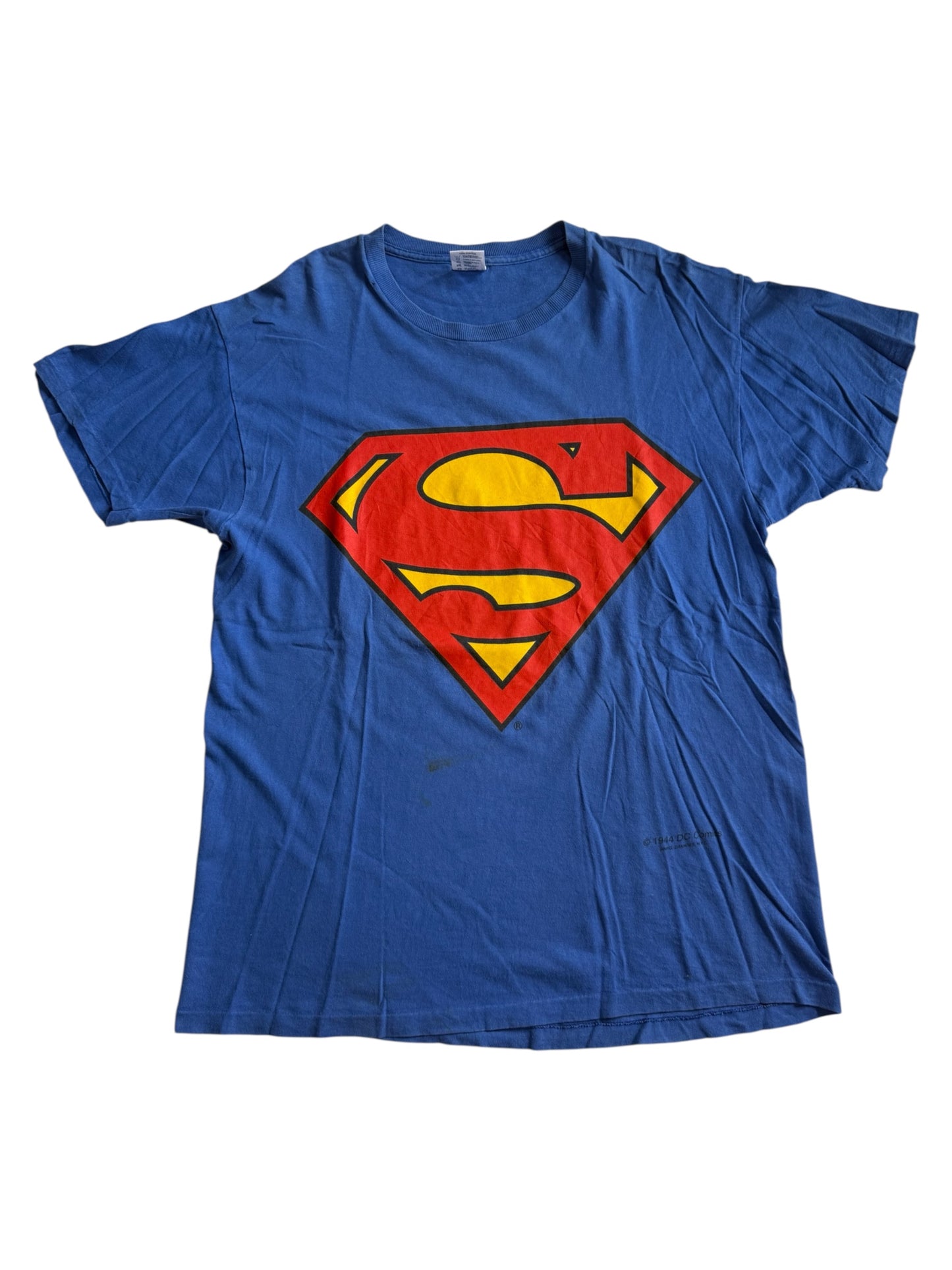 Vintage Superman Logo Tshirt DC Comics Superhero