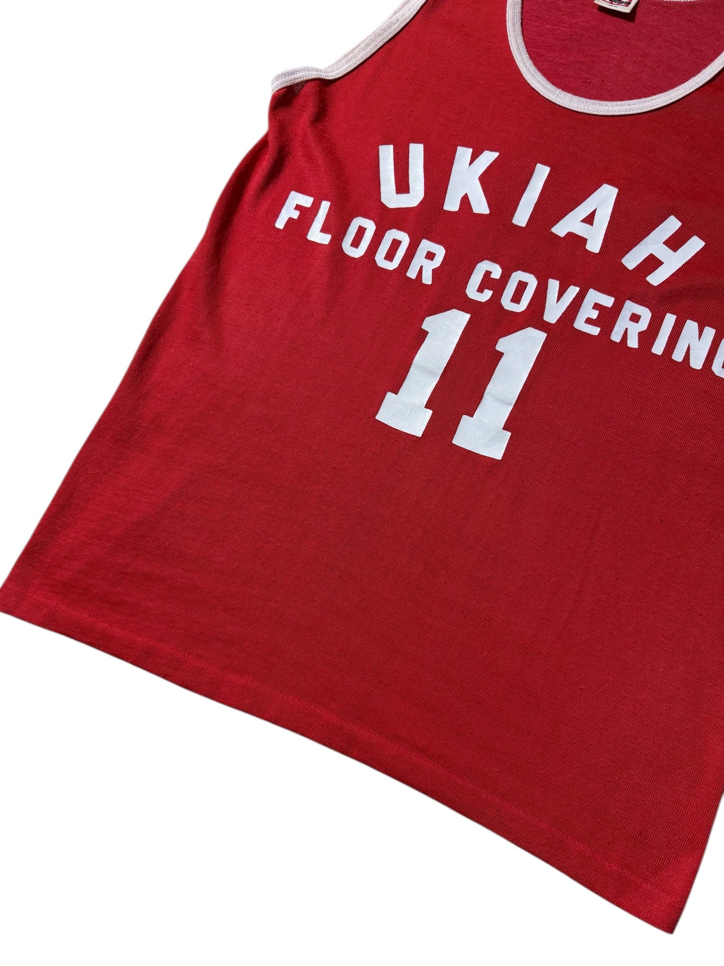 Vintage 1960s Mason Ukiah Floor Covering Basketball Jersey