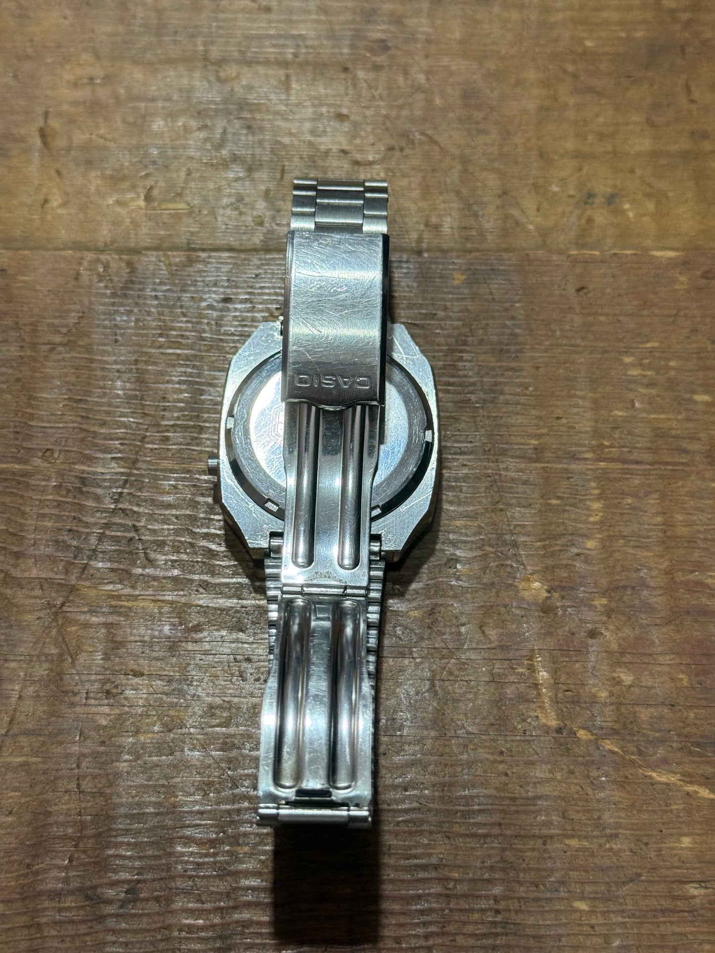 Vintage 70s Casio Casiotron Liquid Crystal Japan Watch Junk Not Working For Parts