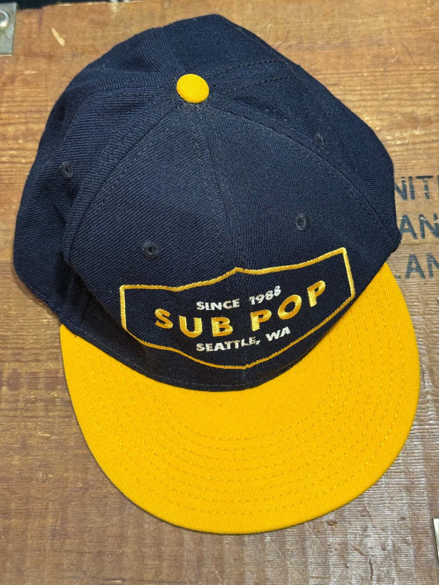 Sub Pop Seattle Record Label Cap