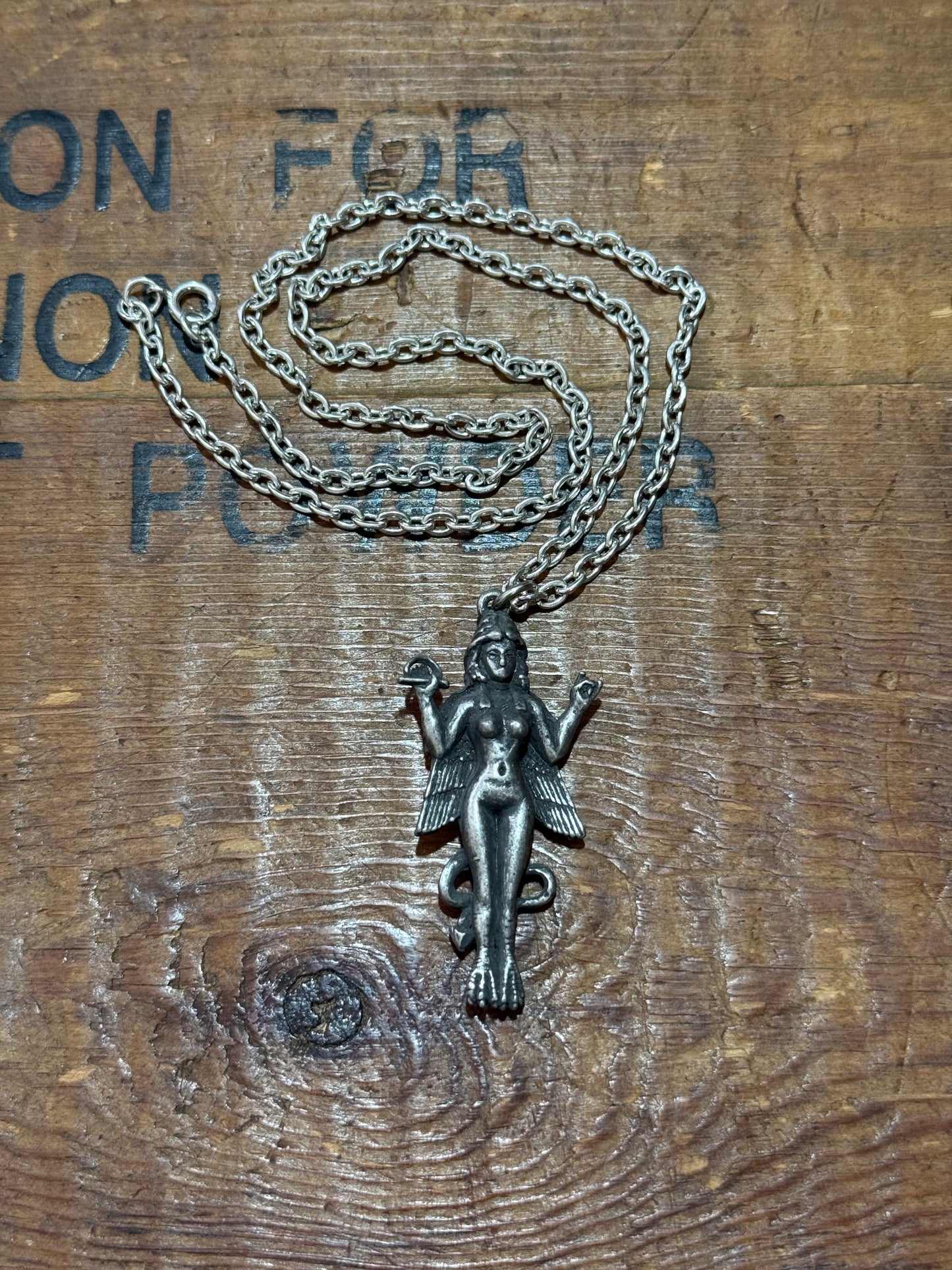 Vintage NOS 1997 Poker Rox Cradle Of Filth Pendant Necklace Made in England