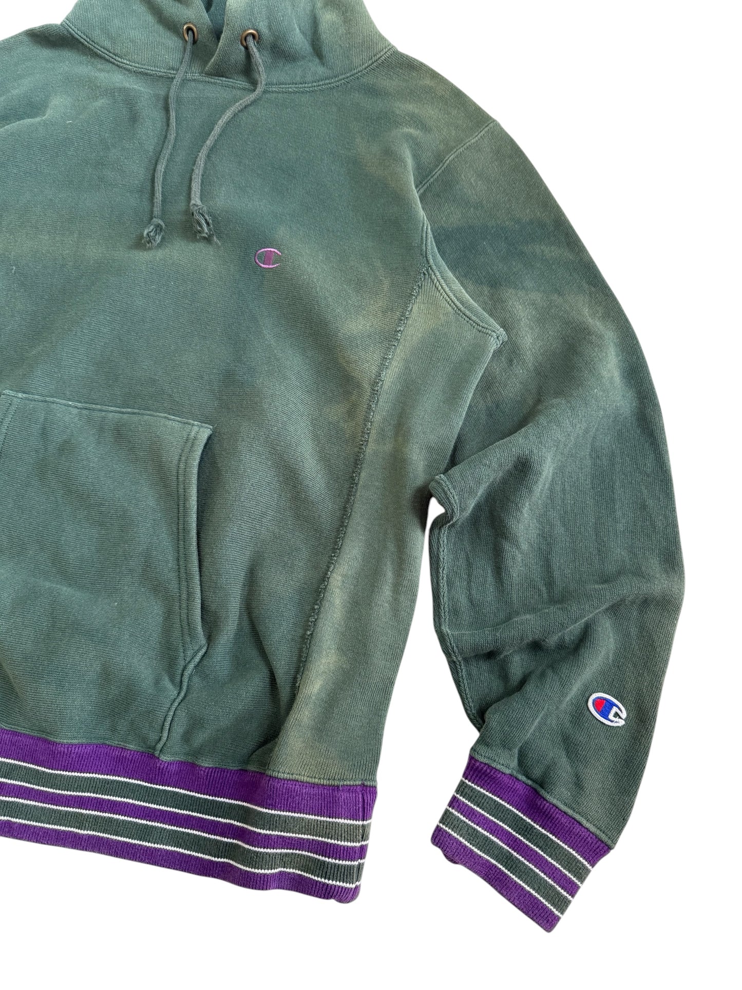Champion Reverse Weave Two Tone Sun Faded Hoodie
