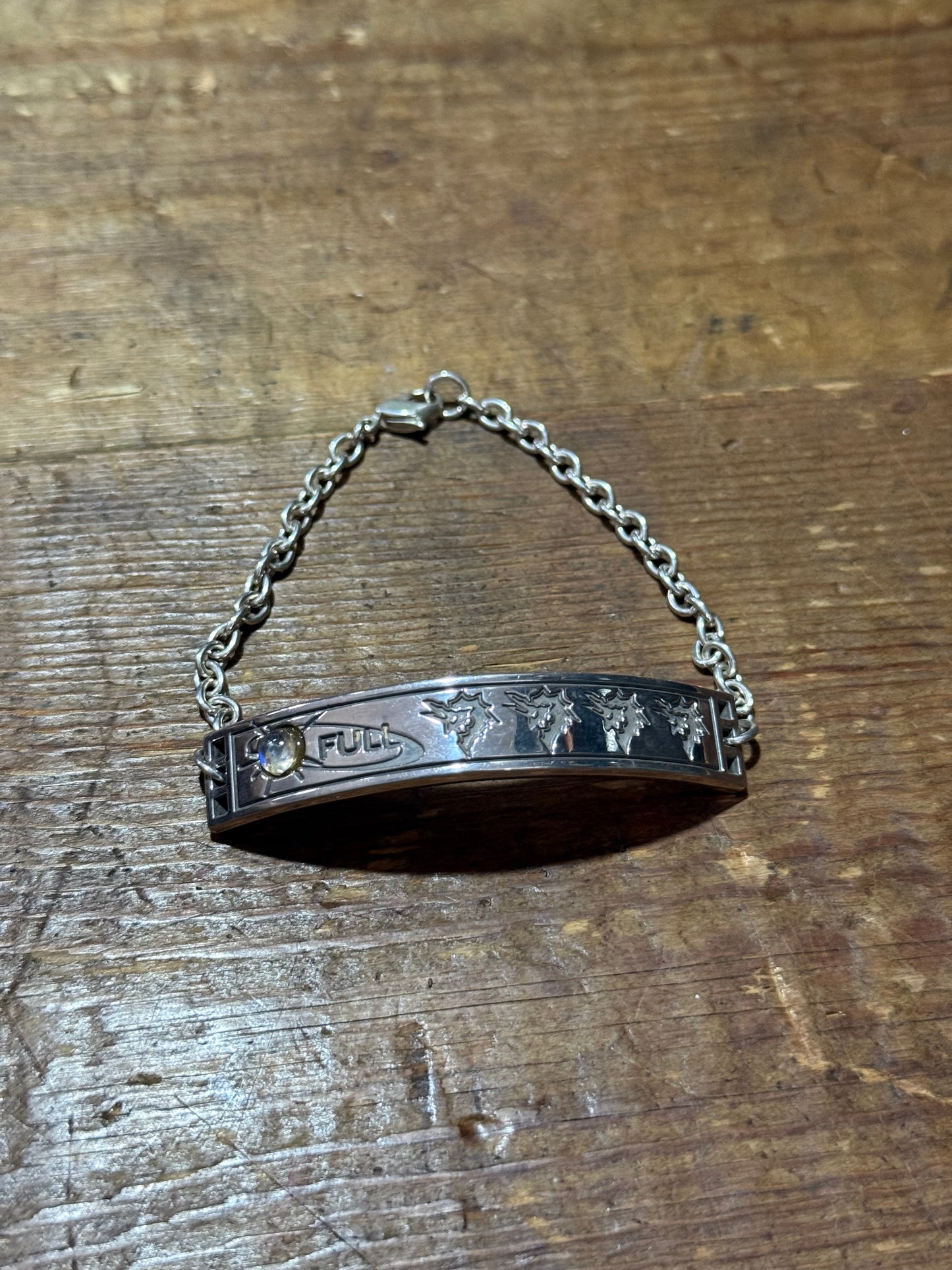 Vintage Shin Megami Tensei III Nocturne Limited Edition Silver Bracelet