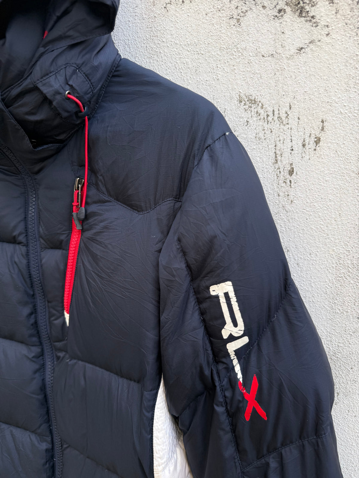 Vintage Y2K Polo Ralph Lauren RLX Down Puffer Jacket Hooded
