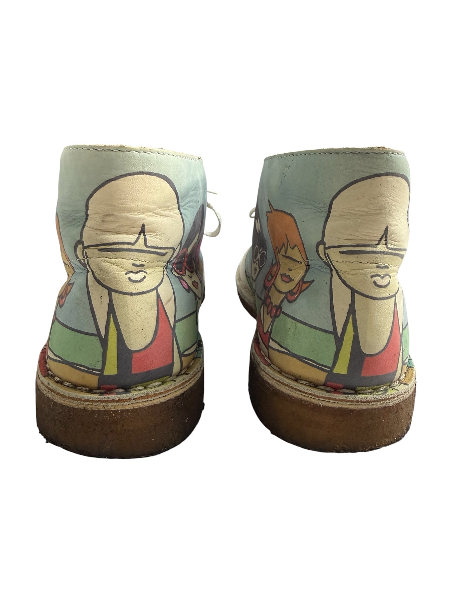 Clarks Originals x Pete McKee Limited Edition Mod Art Desert Boots