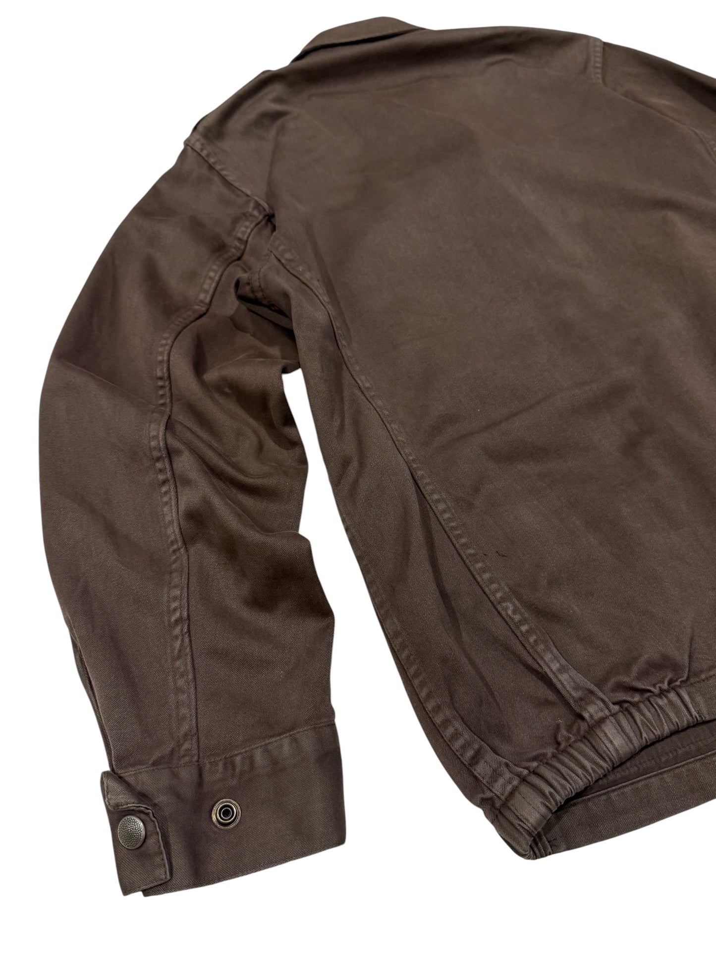 Vintage French Army F2 Field Jacket Rare Brown Military Surplus Retro Workwear