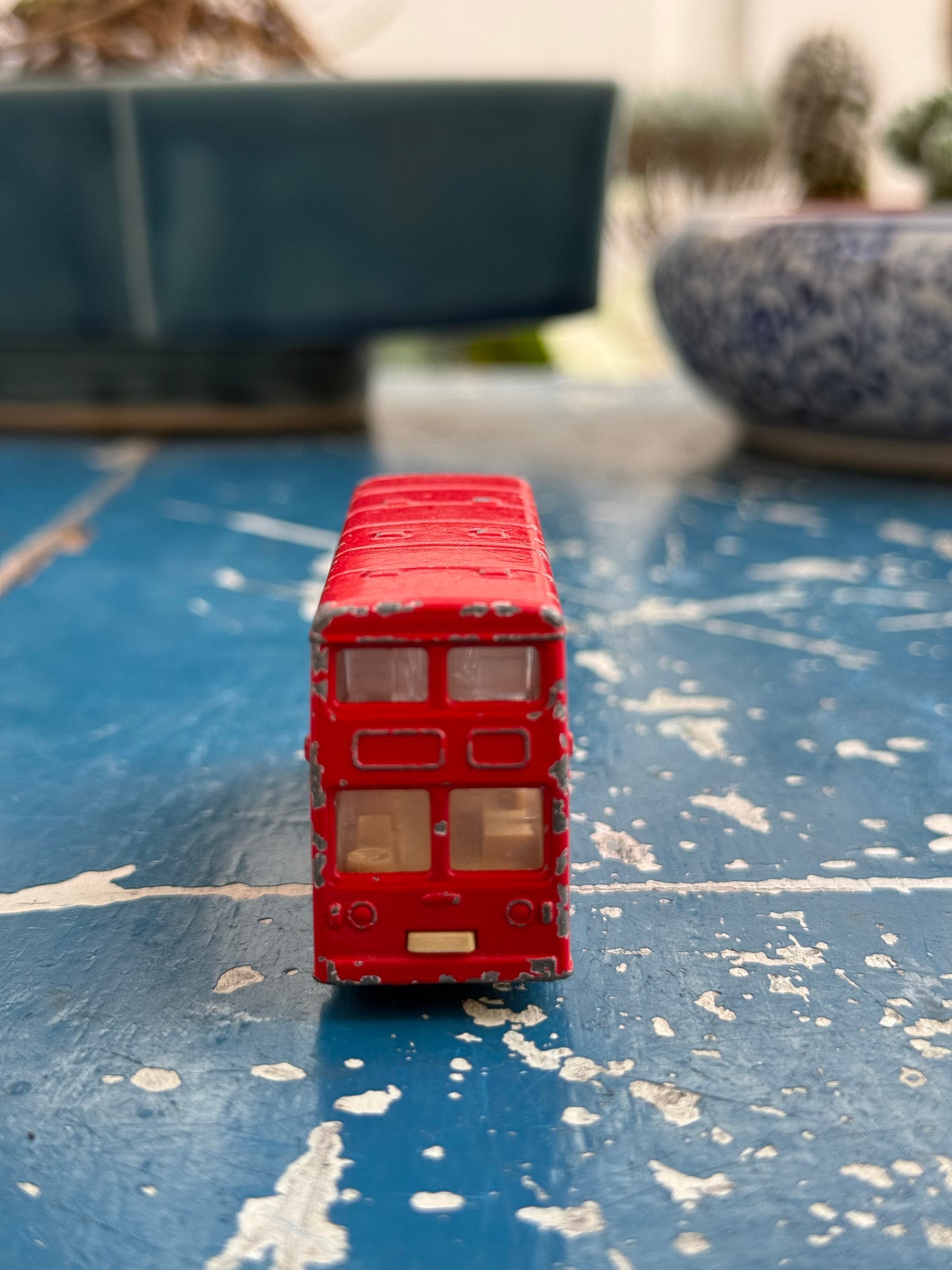 Vintage 1977 Tomica F15 London Bus Keep Britain Tidy 1/130 Made in Japan