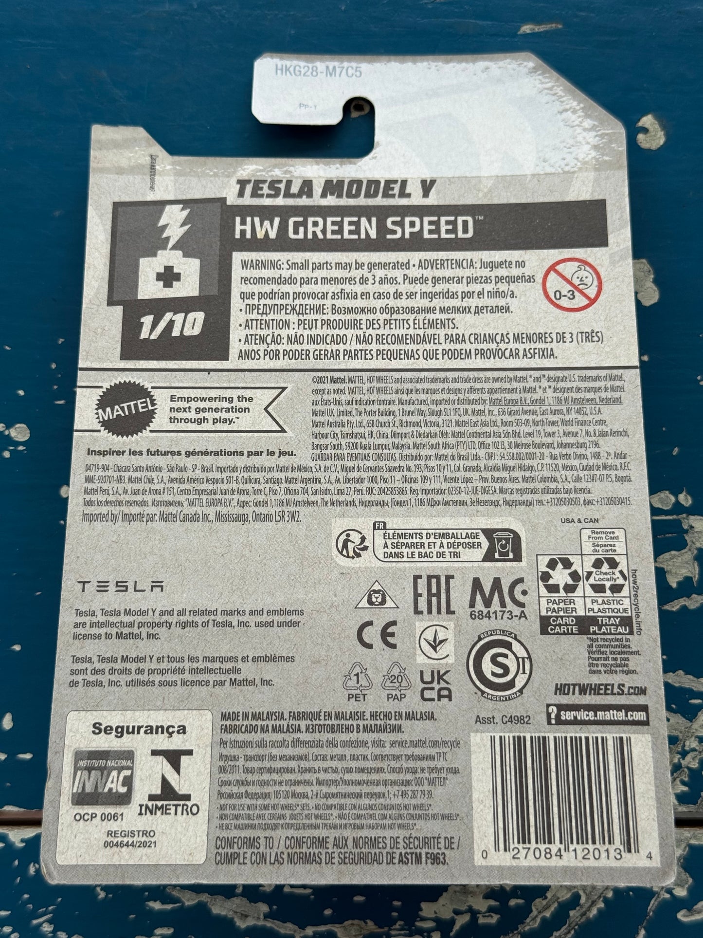 Hot Wheels Tesla Model Y