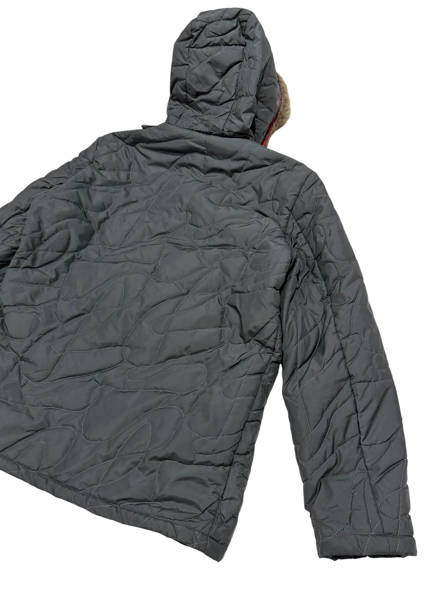 Jean Paul Gassa Made in Italy Quilted Hooded Anorak Jacket Gorpcore Outdoor
