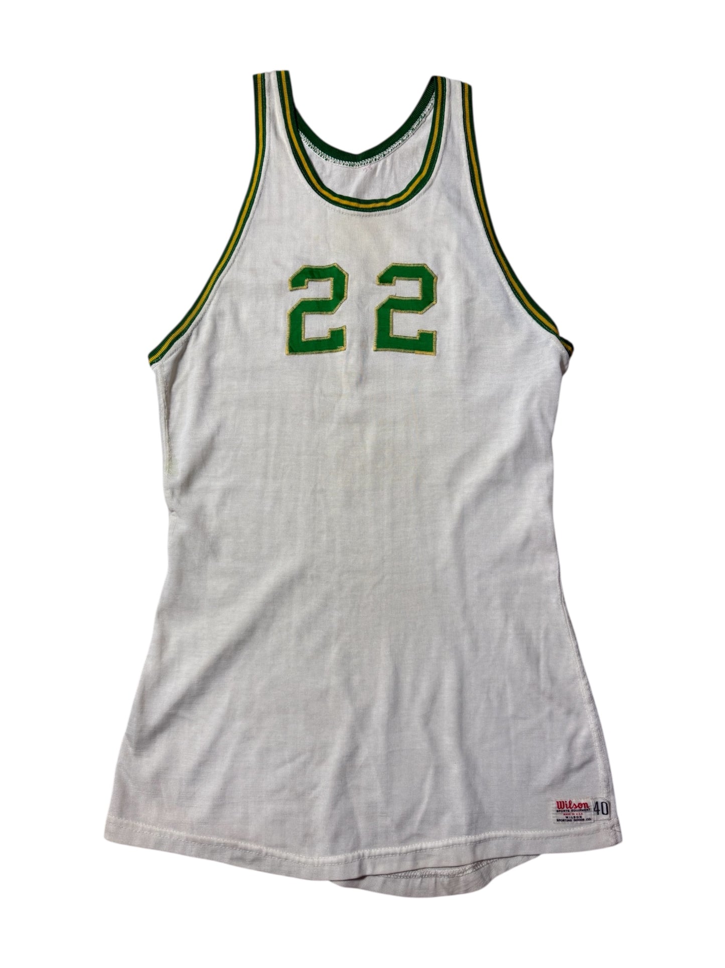 Vintage 1940s–50s Wilson Basketball Jersey