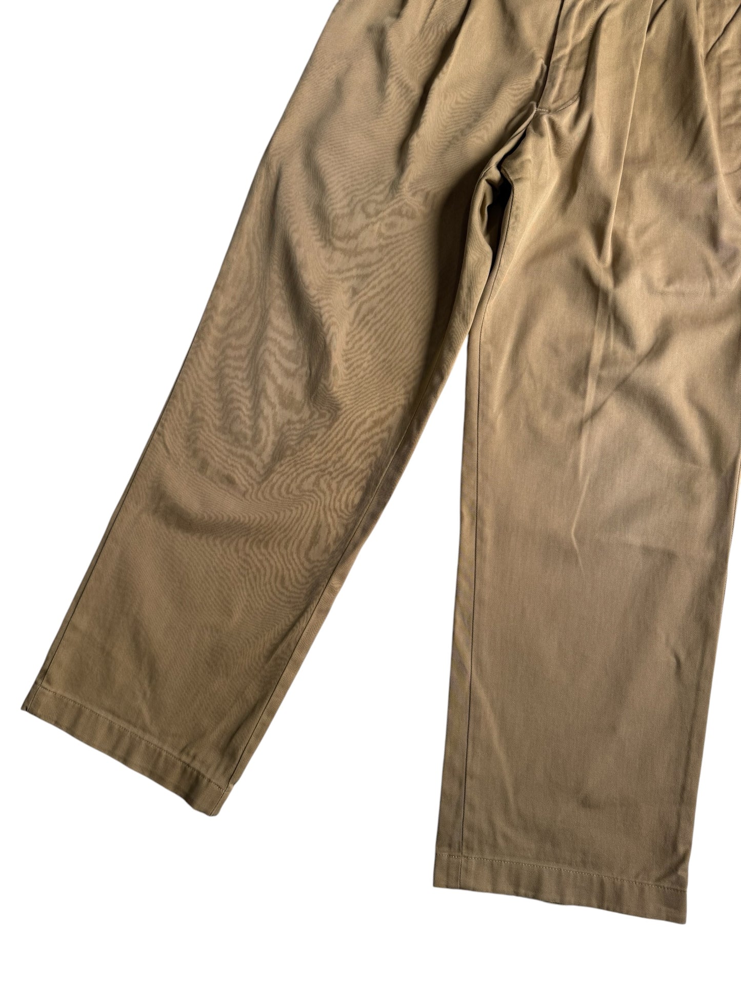 Vintage Bills Khakis USA Pleated Chino Pants Khaki Cotton Trousers