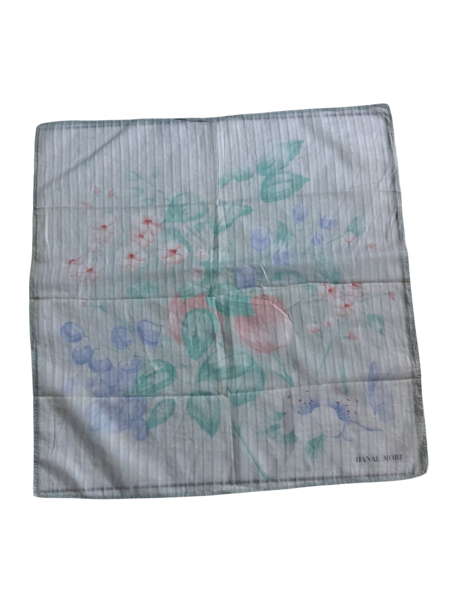 Vintage Handkerchief Lot Trussardi Issey Miyake Pierre Balmain Hanae Mori Lancel