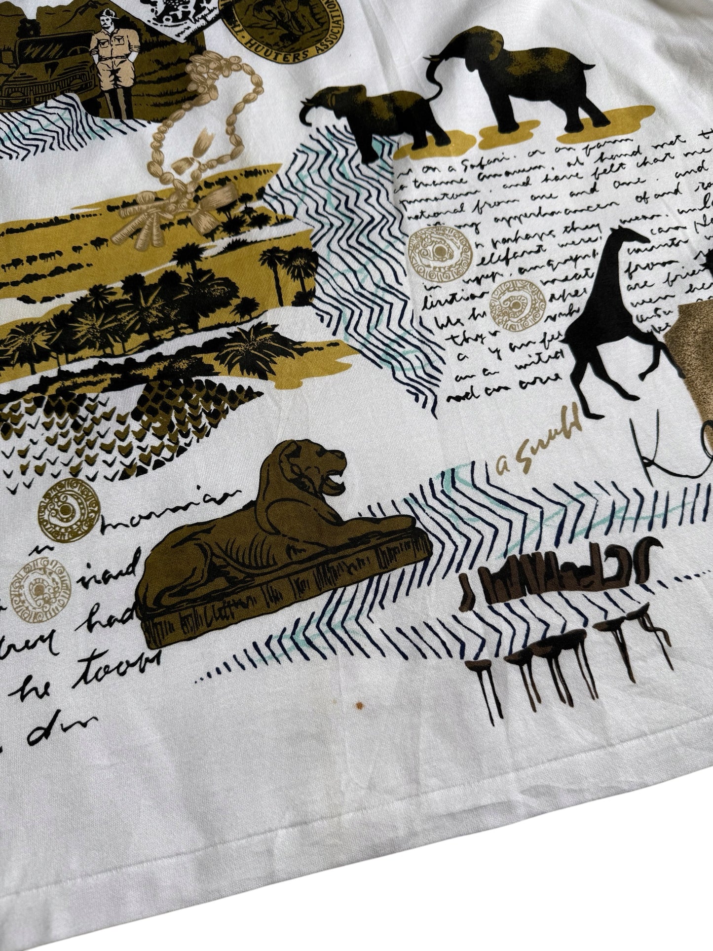 Vintage Safari Graphic Tshirt Kenya Africa Tourist Print
