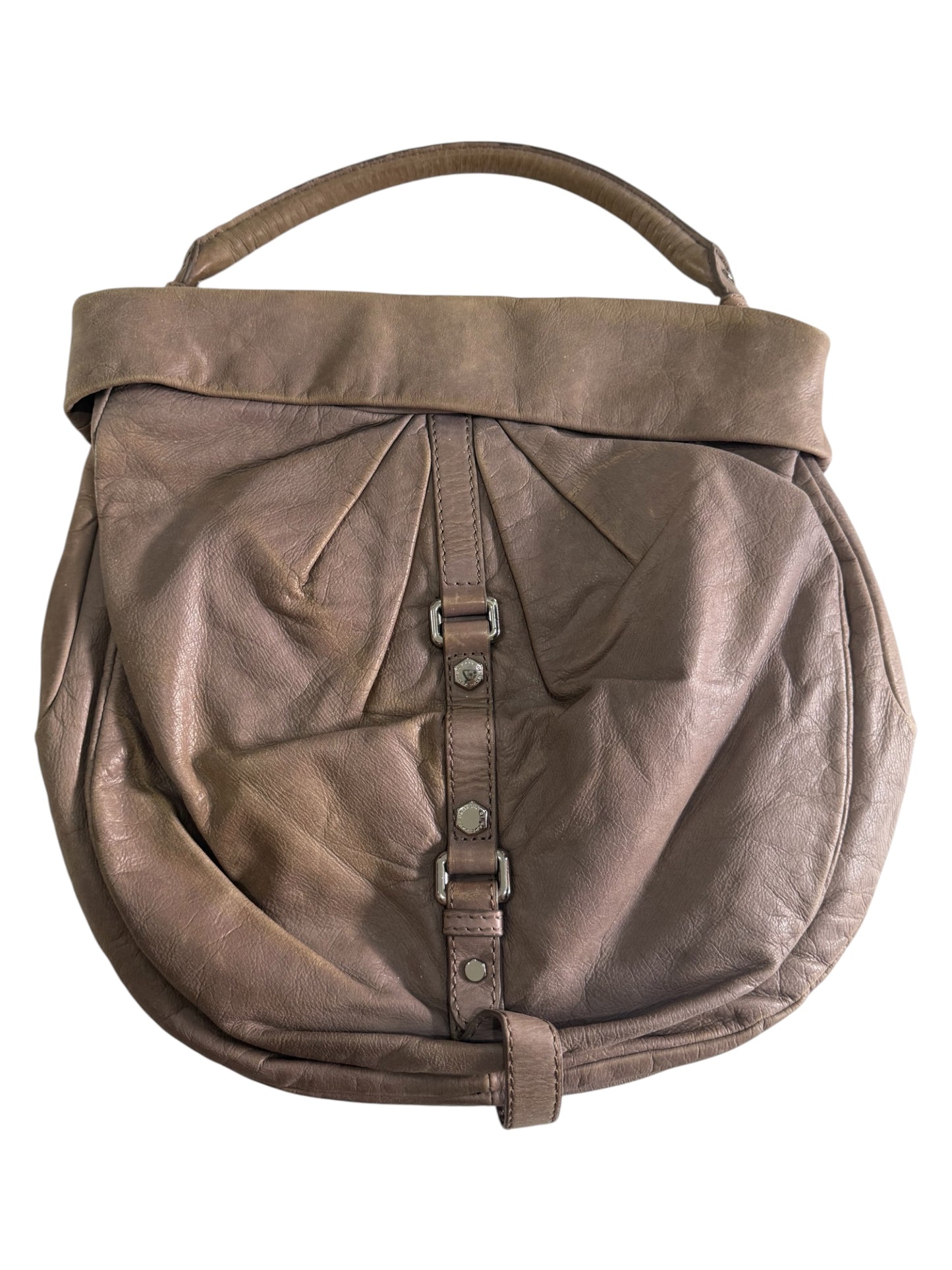Marc by Marc Jacobs Type Workwear Leather Hobo Bag