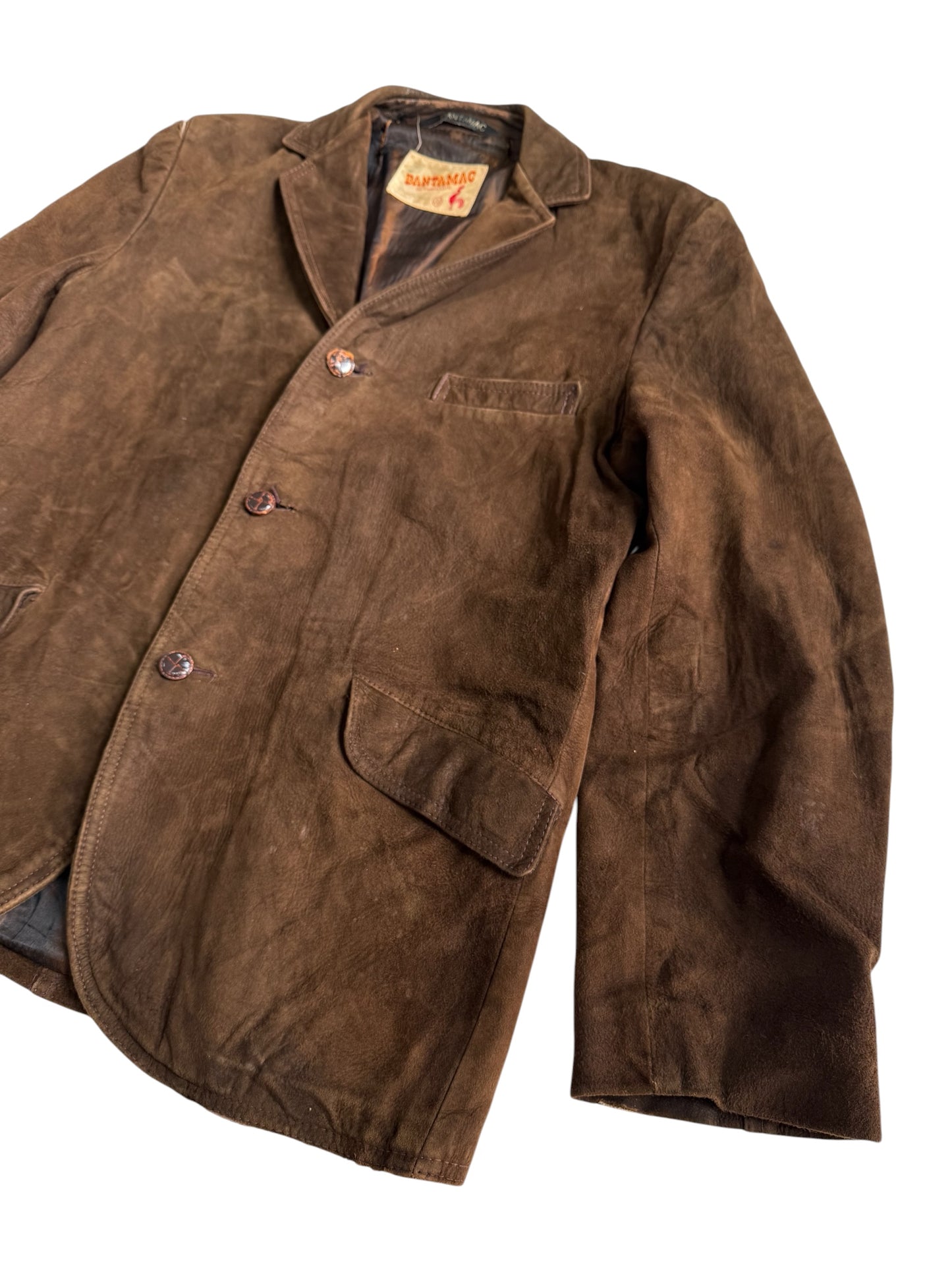 Vintage 1960s Bantamac Leather Sport Coat Blazer Made in Canada