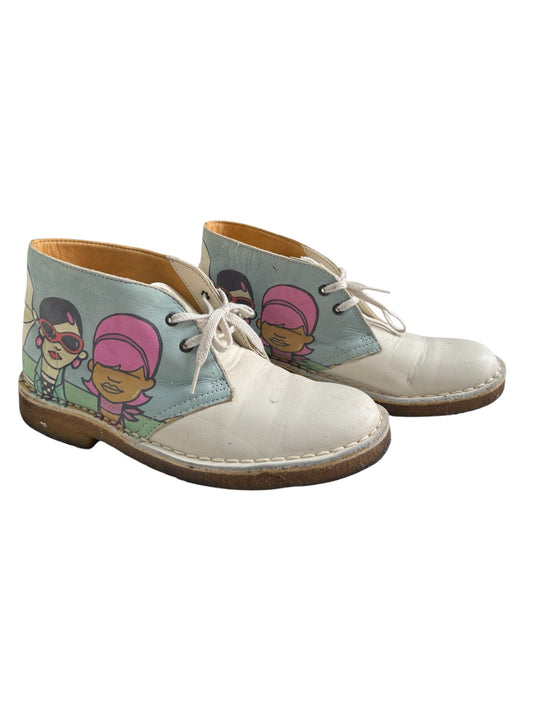 Clarks Originals x Pete McKee Limited Edition Mod Art Desert Boots