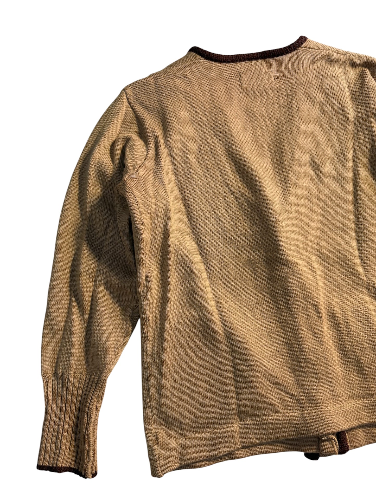 Vintage 1972 Aztlan Varsity Knit Cardigan