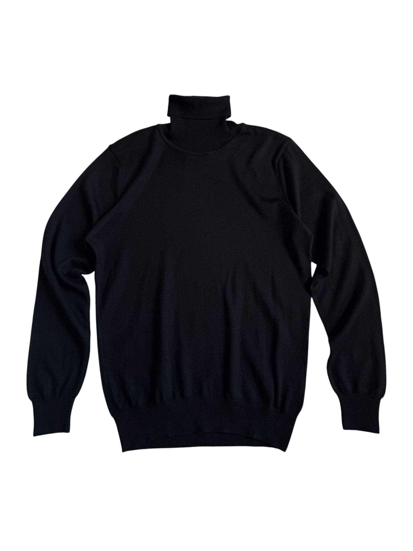 Vintage 1990s Barneys New York Wool Blend Turtleneck Sweater Made in Italy