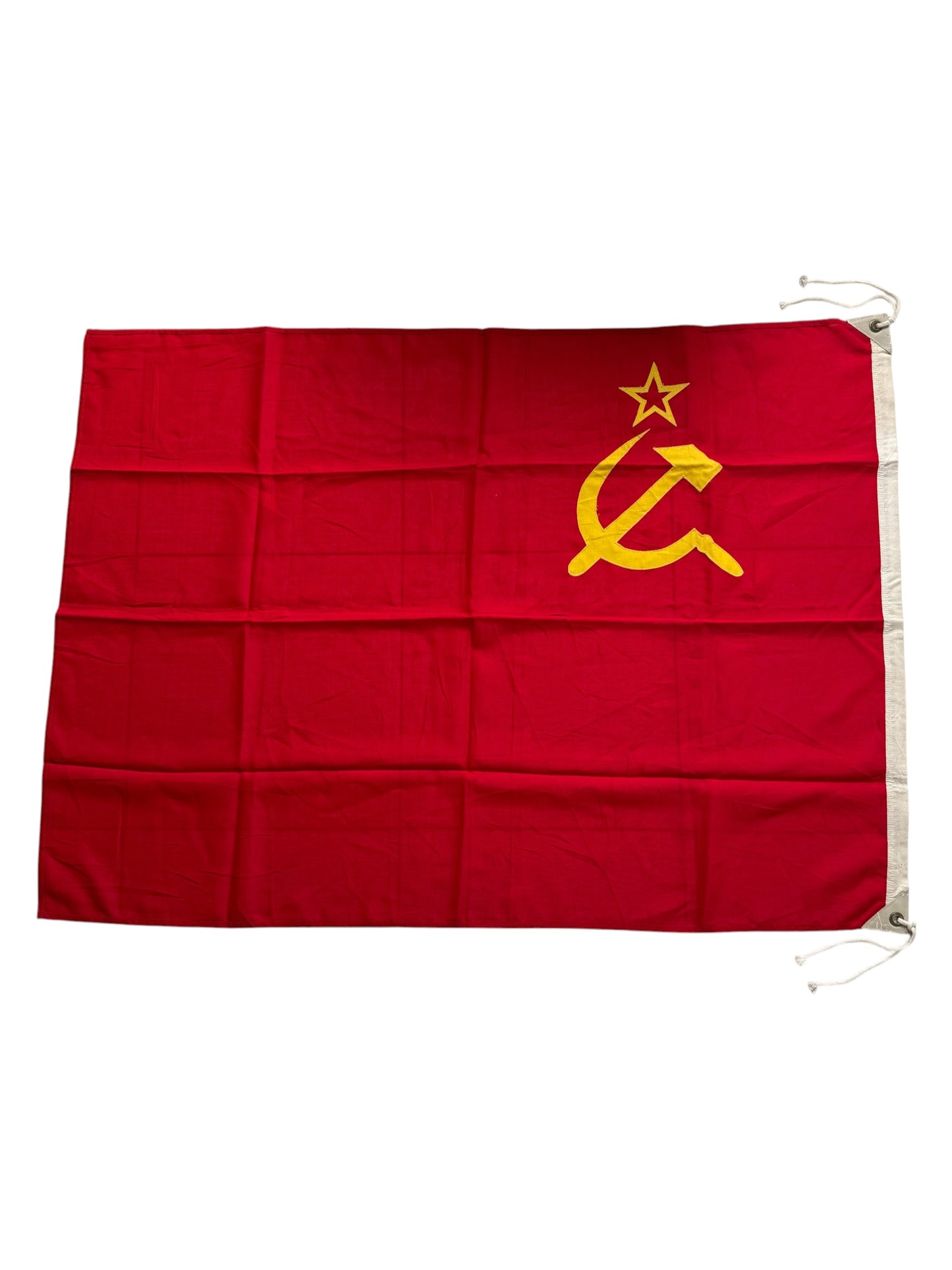 Vintage Soviet Union USSR Communist Flag Hammer and Sickle Red Banner CCCP