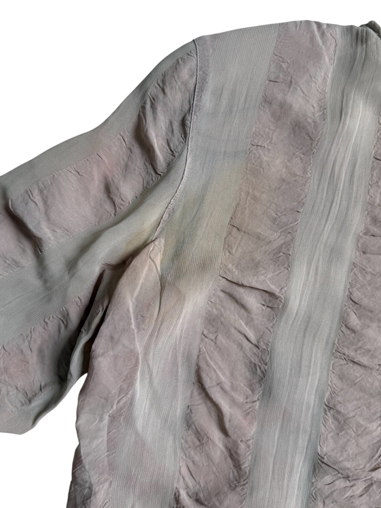 Vintage 1980s-90s MANI by Giorgio Armani Textured Rayon Blouse