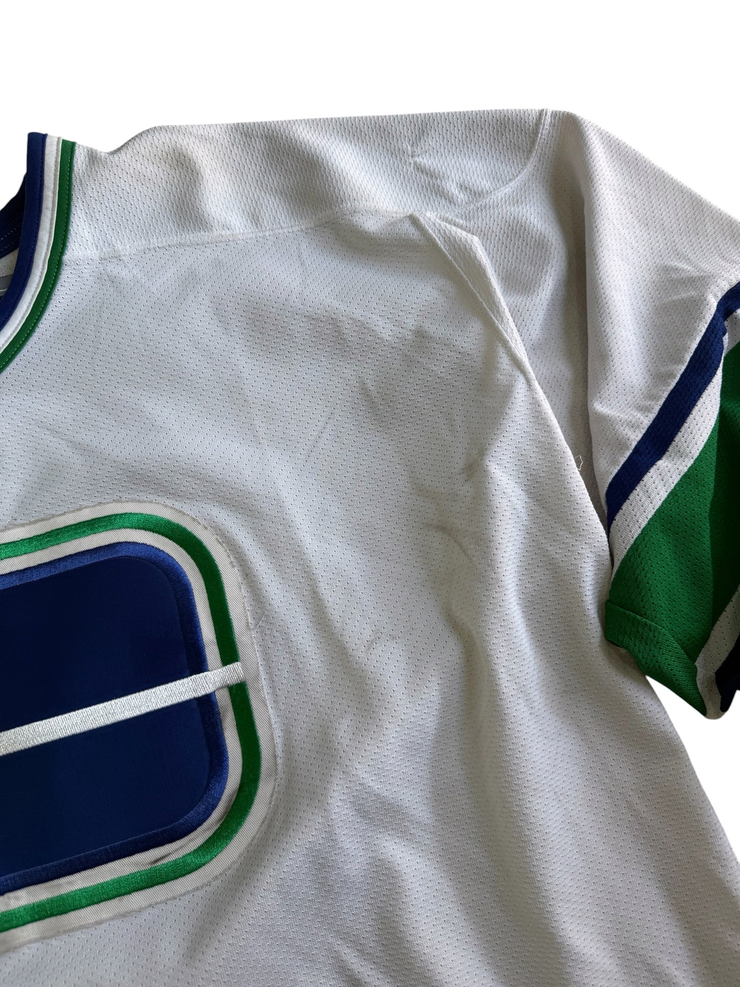 Vintage CCM Vancouver Canucks Hockey Jersey Made In Canada