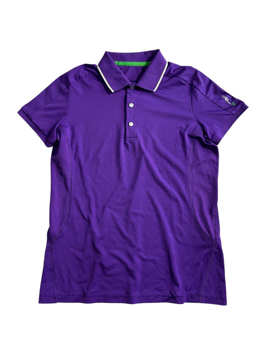 Ralph Lauren RLX Women Polo Shirt Purple Performance Golf Top