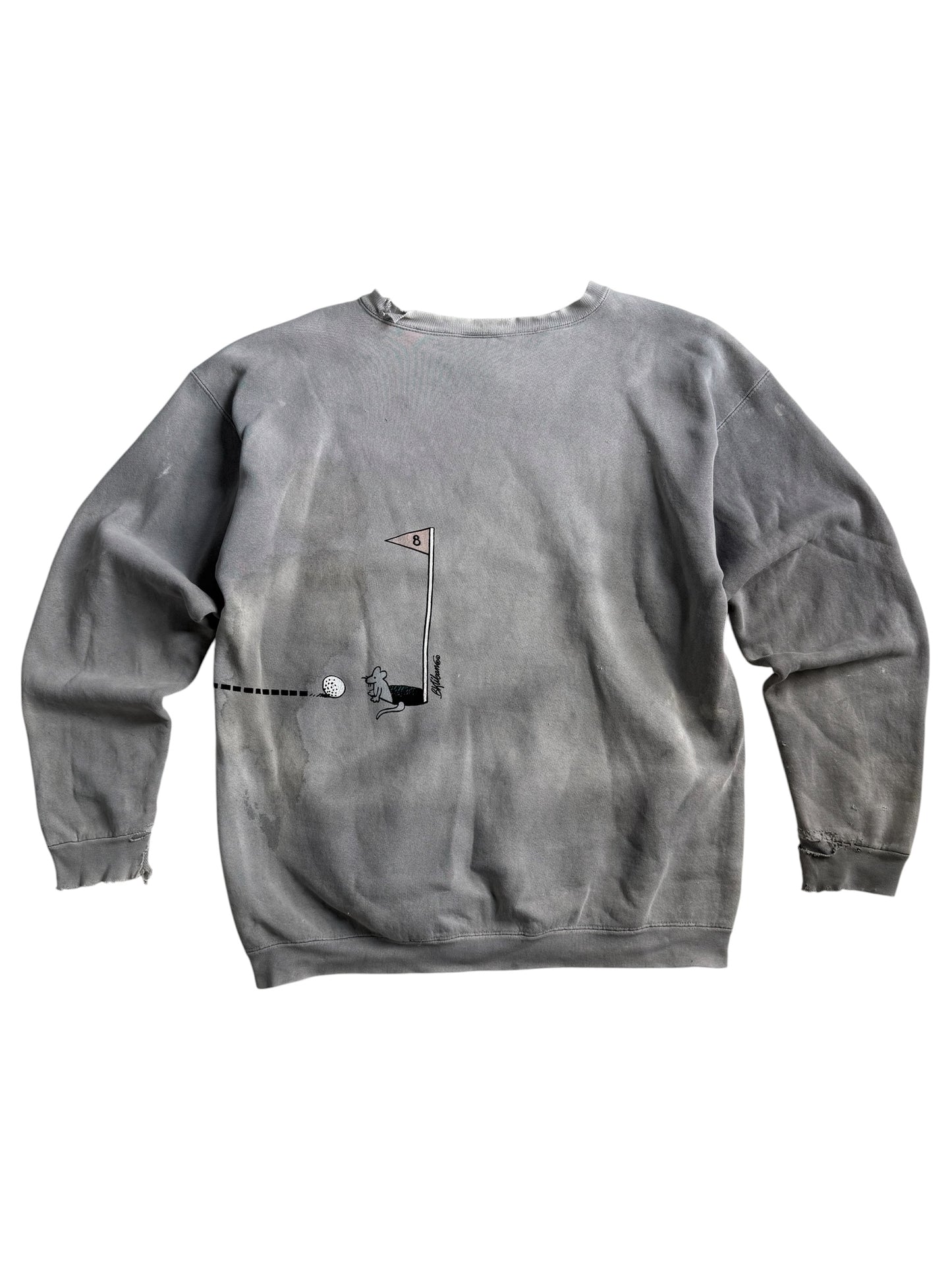 Vintage Crazy Shirts Hawaii Made In Usa Distressed Sweatshirt