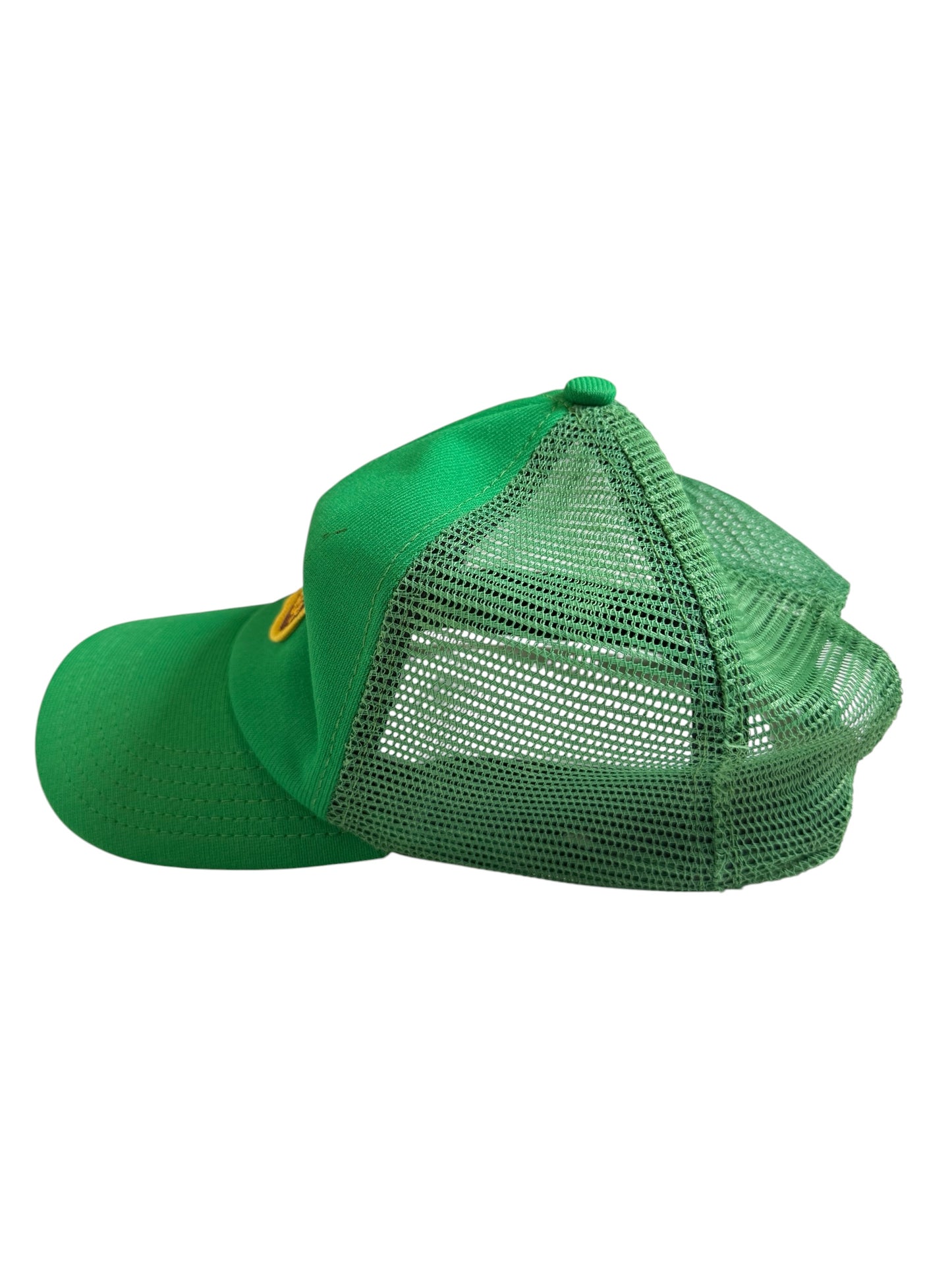 Vintage H Bar C California Ranchwear Green Mesh Trucker Cap Made in USA