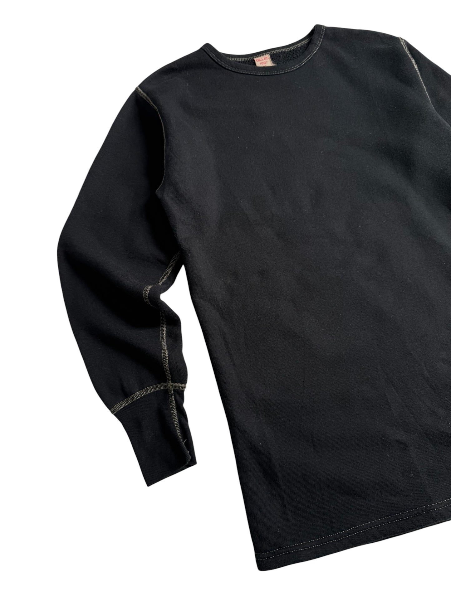 Vintage 1987 French Military Cold Weather Fleece Lined Sweatshirt
