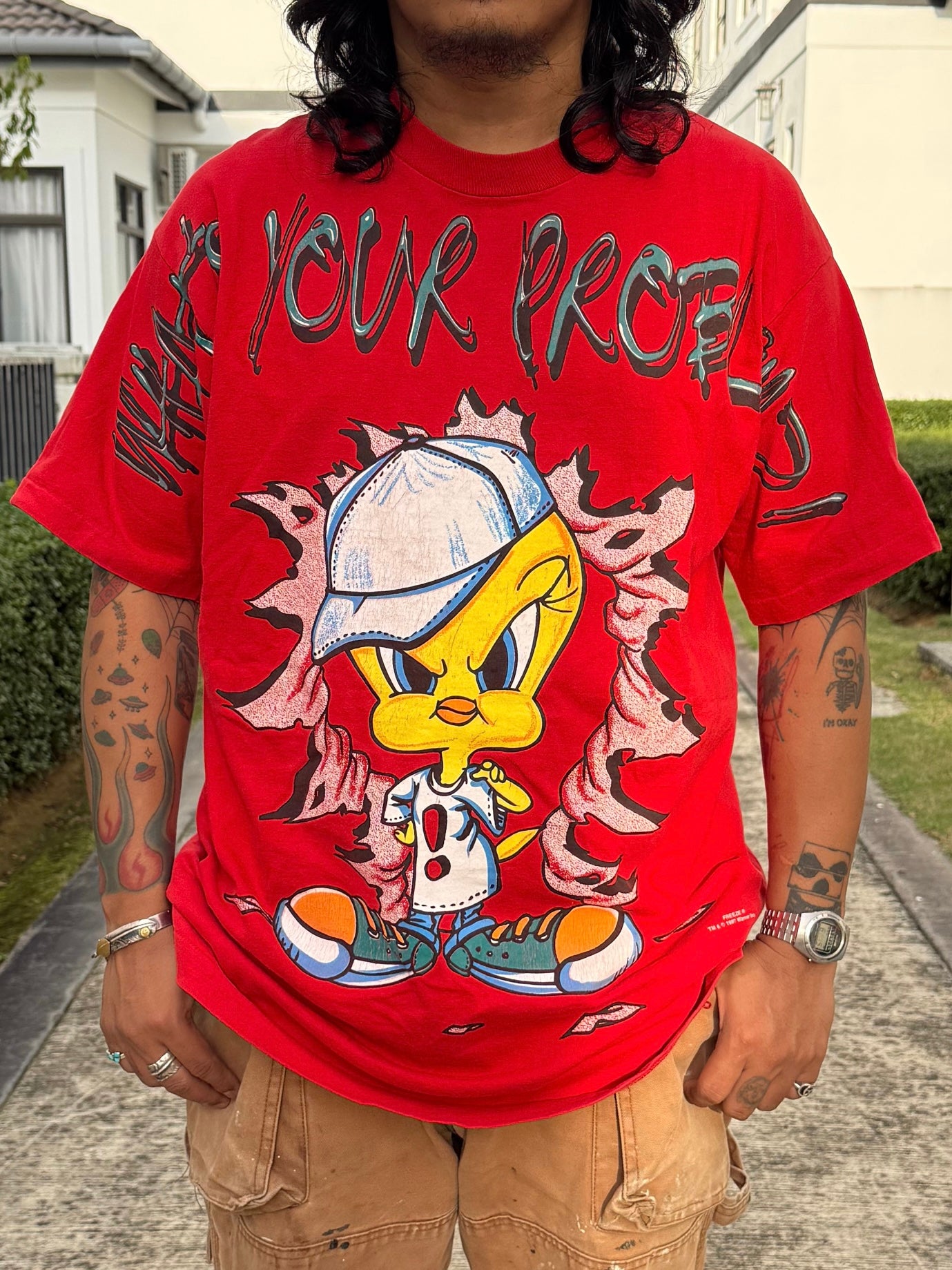 Vintage 1997 Tweety “What’s Your Problem?!” Looney Tunes T-Shirt