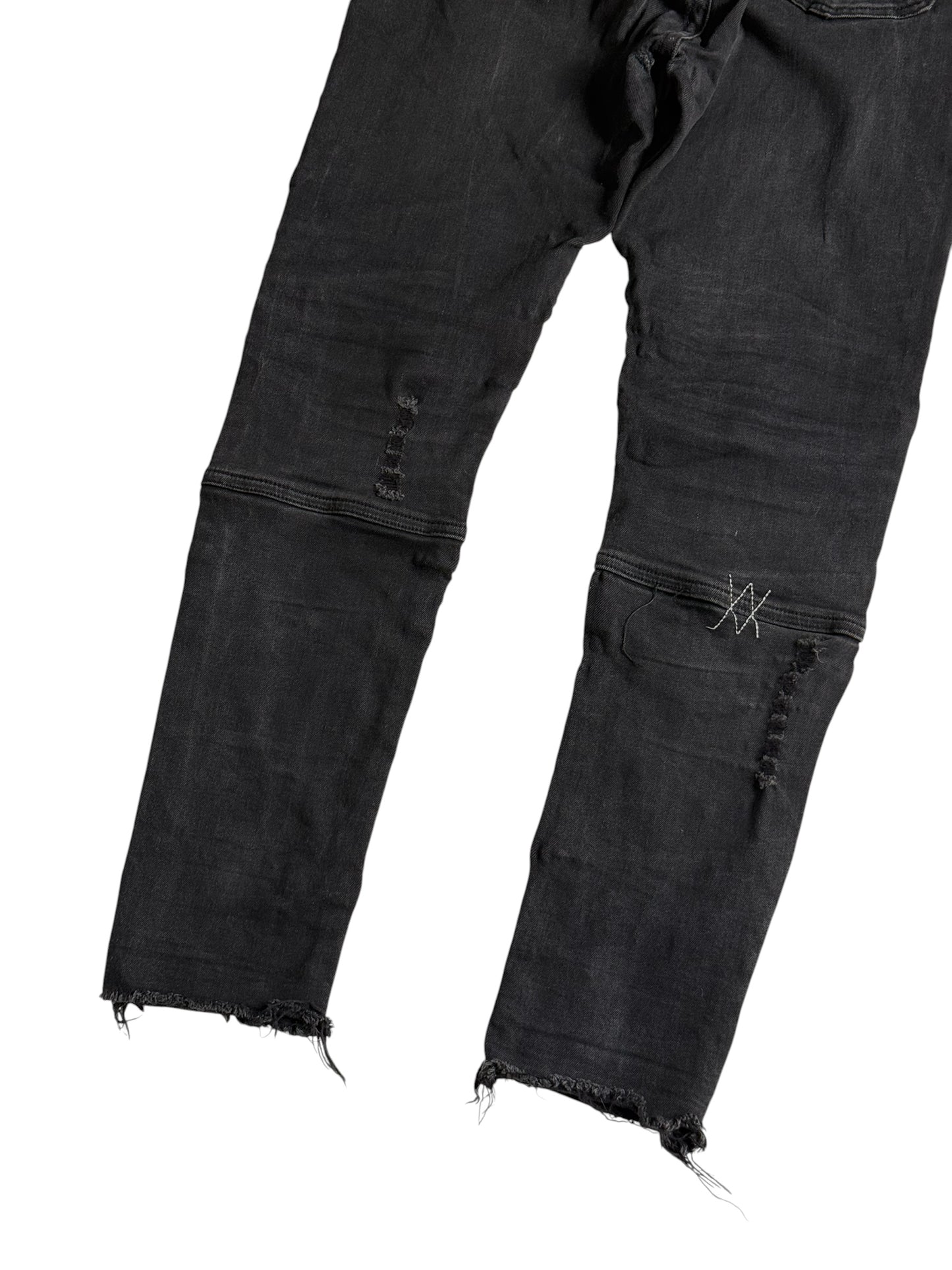 Happy Peace Japan Distressed Biker Punk Goth Denim Jeans