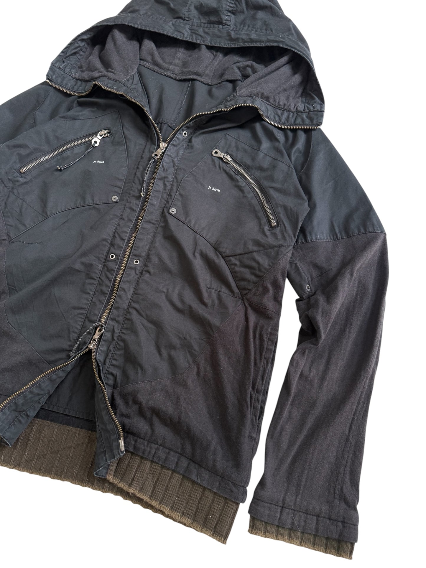 PPFM Japan Multi Zip Hooded Utility Jacket