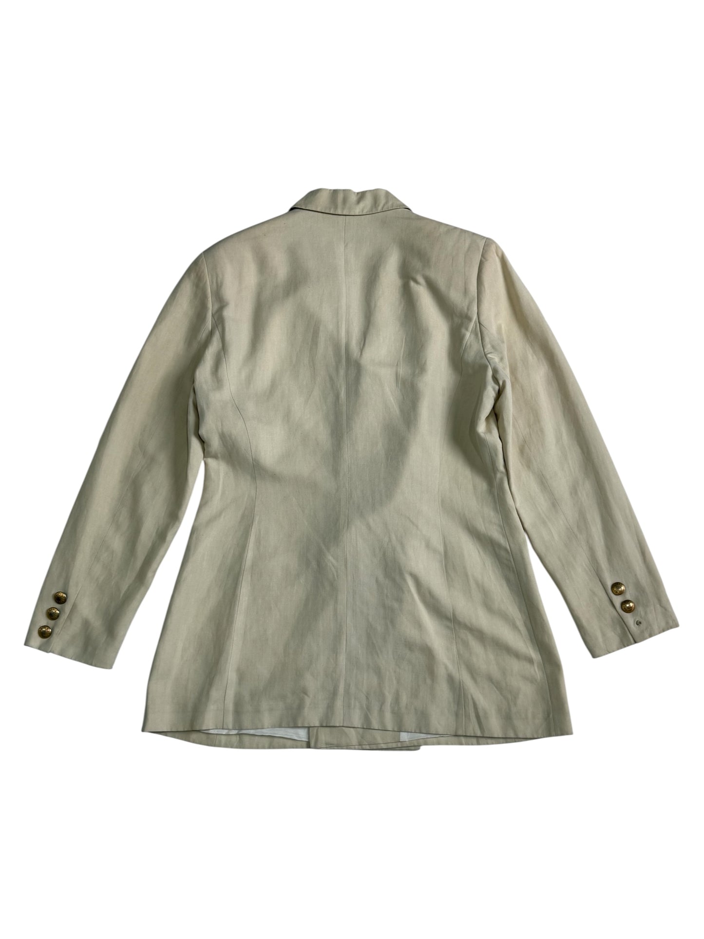 Vintage Hanae Mori Paris Cashmere & Week-End Double Breasted Blazer Jacket