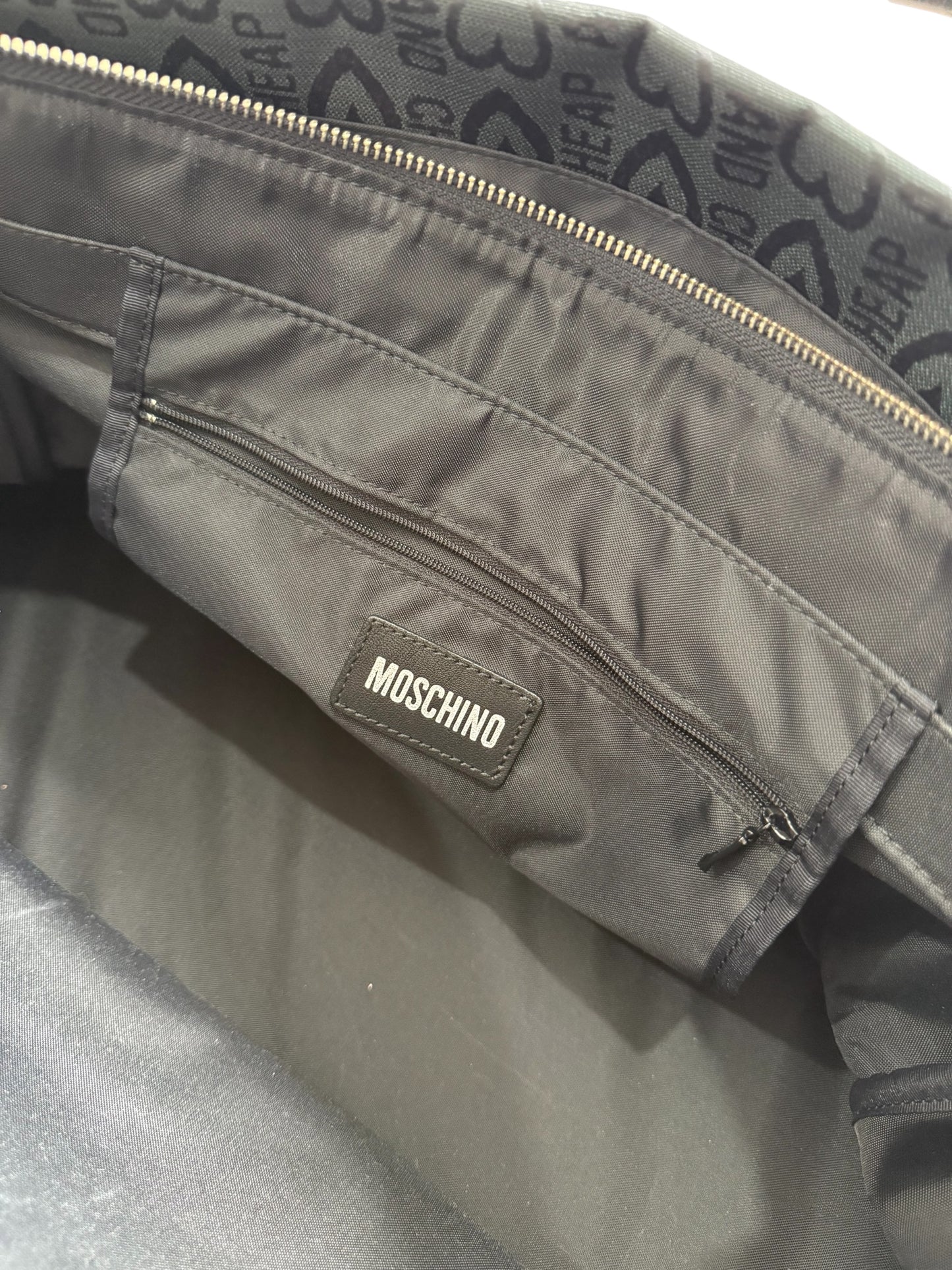 Moschino Cheap And Chic Travel Bag Repeat Logo