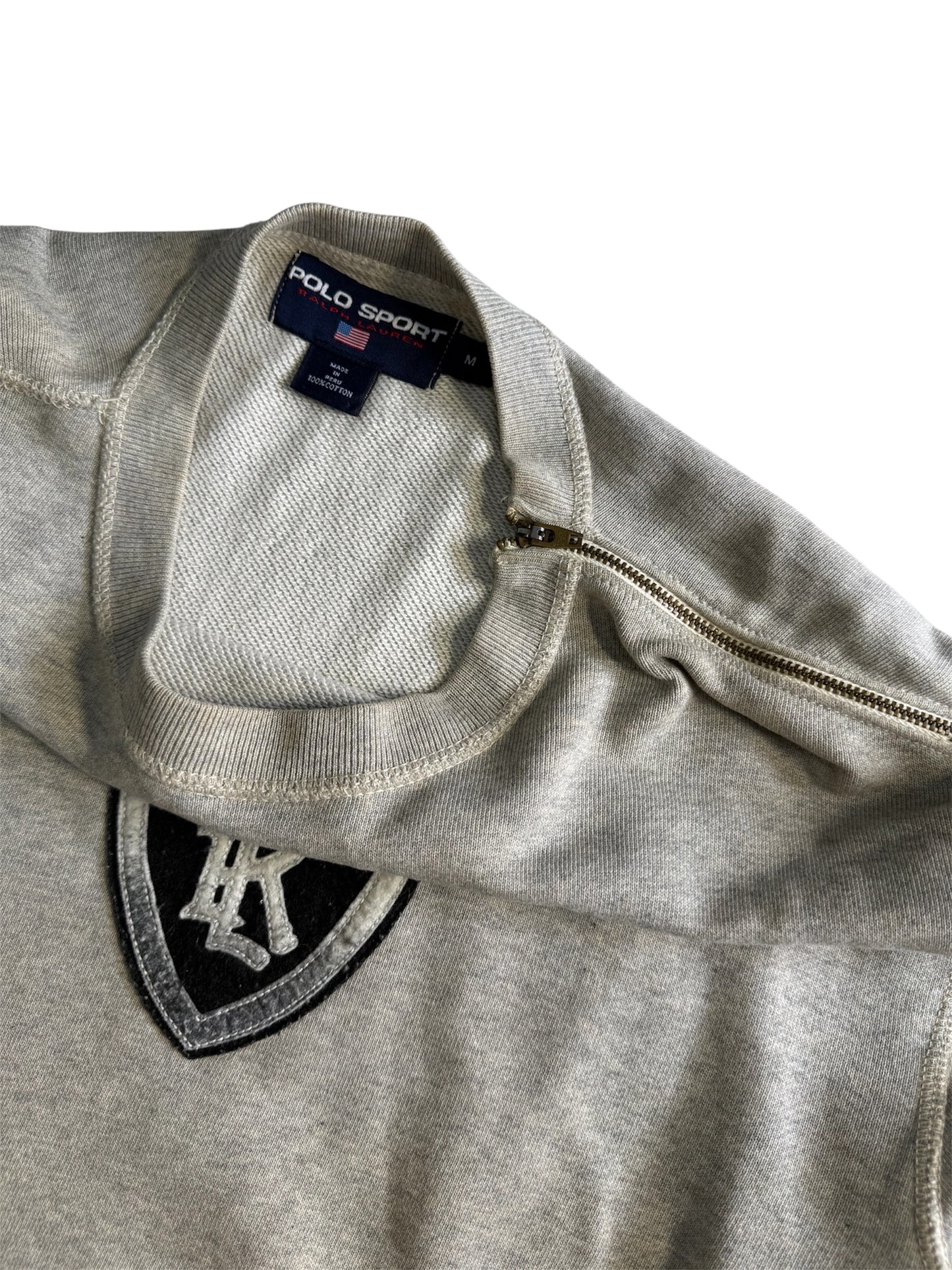 Vintage Polo Sport Ralph Lauren Crest Logo Sweatshirt