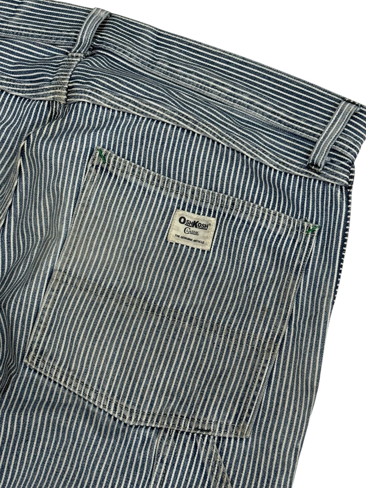 OshKosh Classic Hickory Stripe Carpenter Work Pants