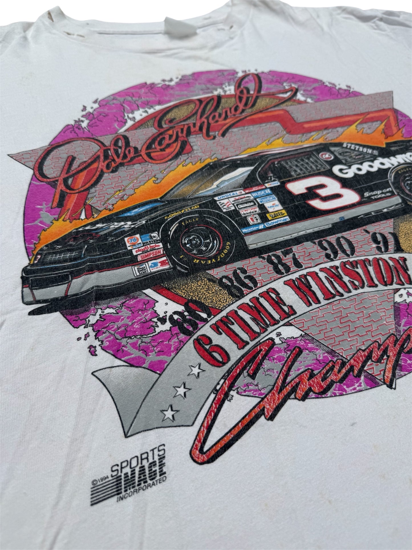 1990s Dale Earnhardt NASCAR Winston Cup Champion Tee