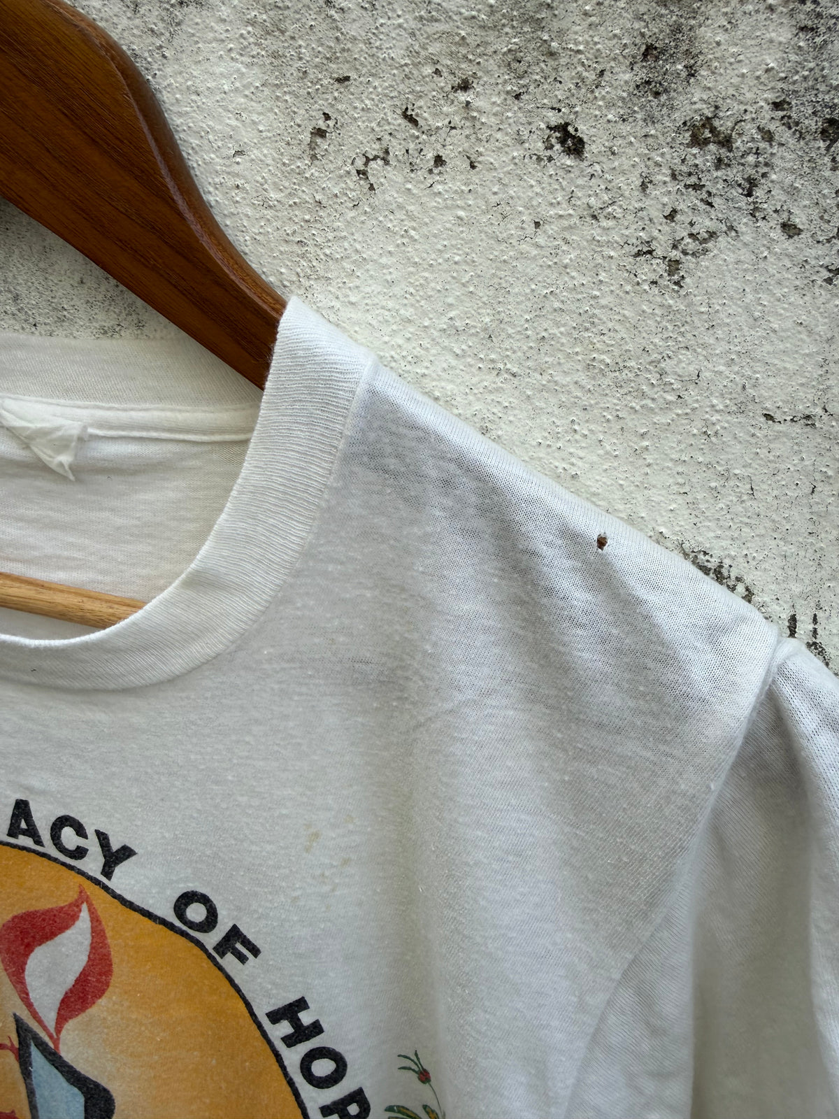 Vintage 1986 Amnesty International A Conspiracy Of Hope Concert Tour Tshirt