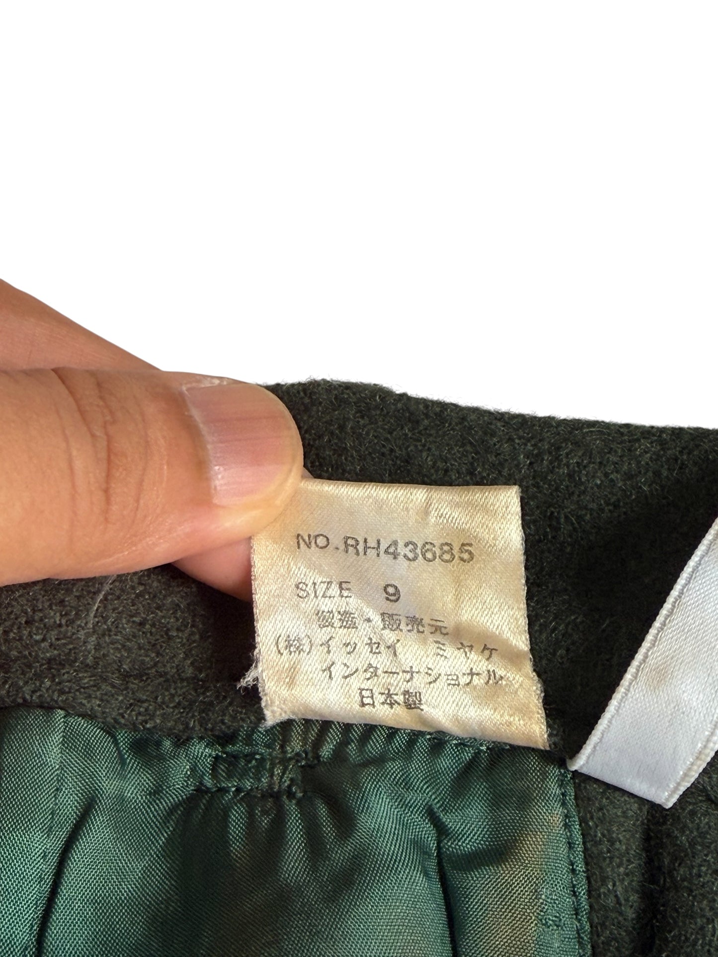 Vintage Issey Miyake Wool Flannel Utility Trousers Made in Japan A/W 1989–1990