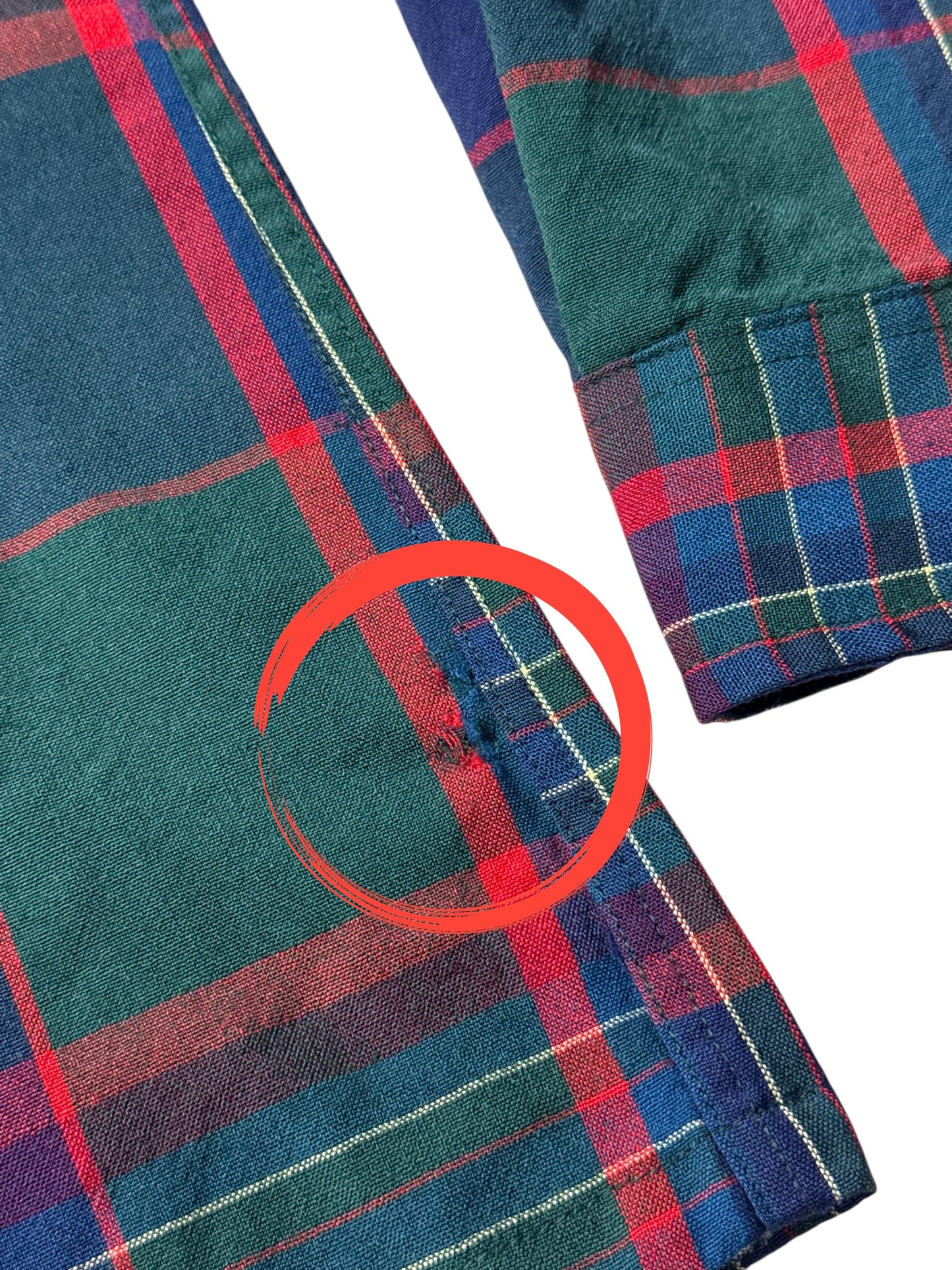 Vintage 1980s Pendleton Plaid Wool Shirt Made in USA