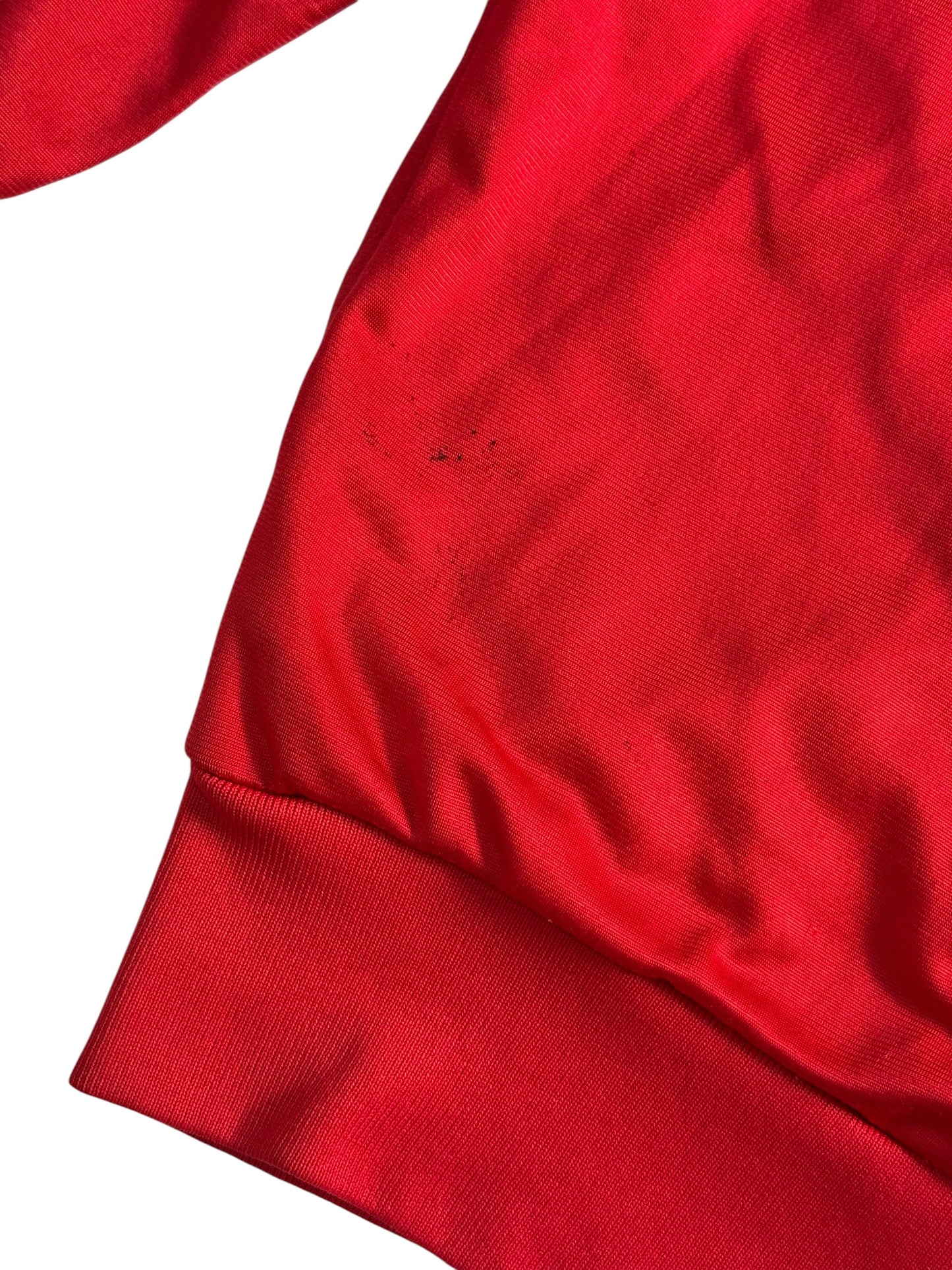Vintage 80s 90s Arena Track Jacket Side Tape Training Top Red Navy